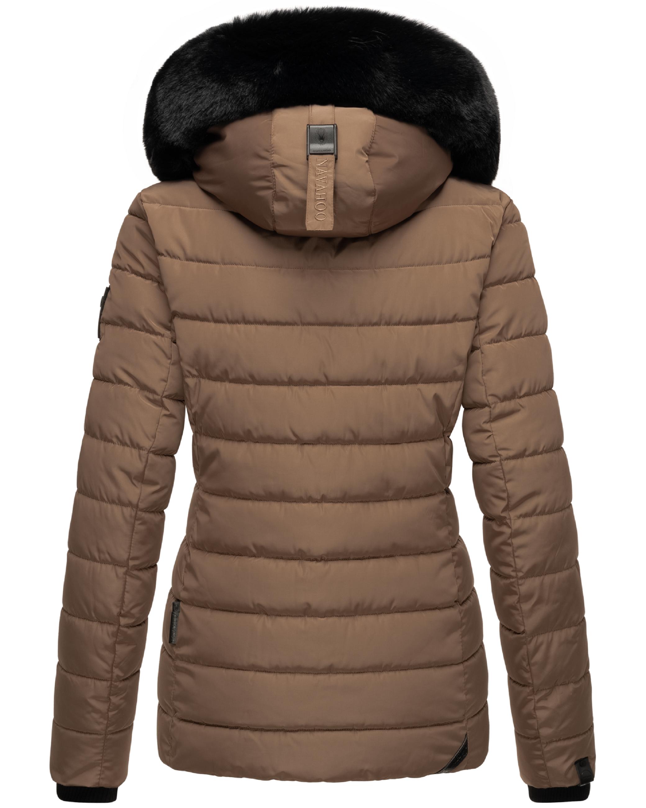 Gesteppte Winterjacke mit Kapuze "Milianaa" Taupe