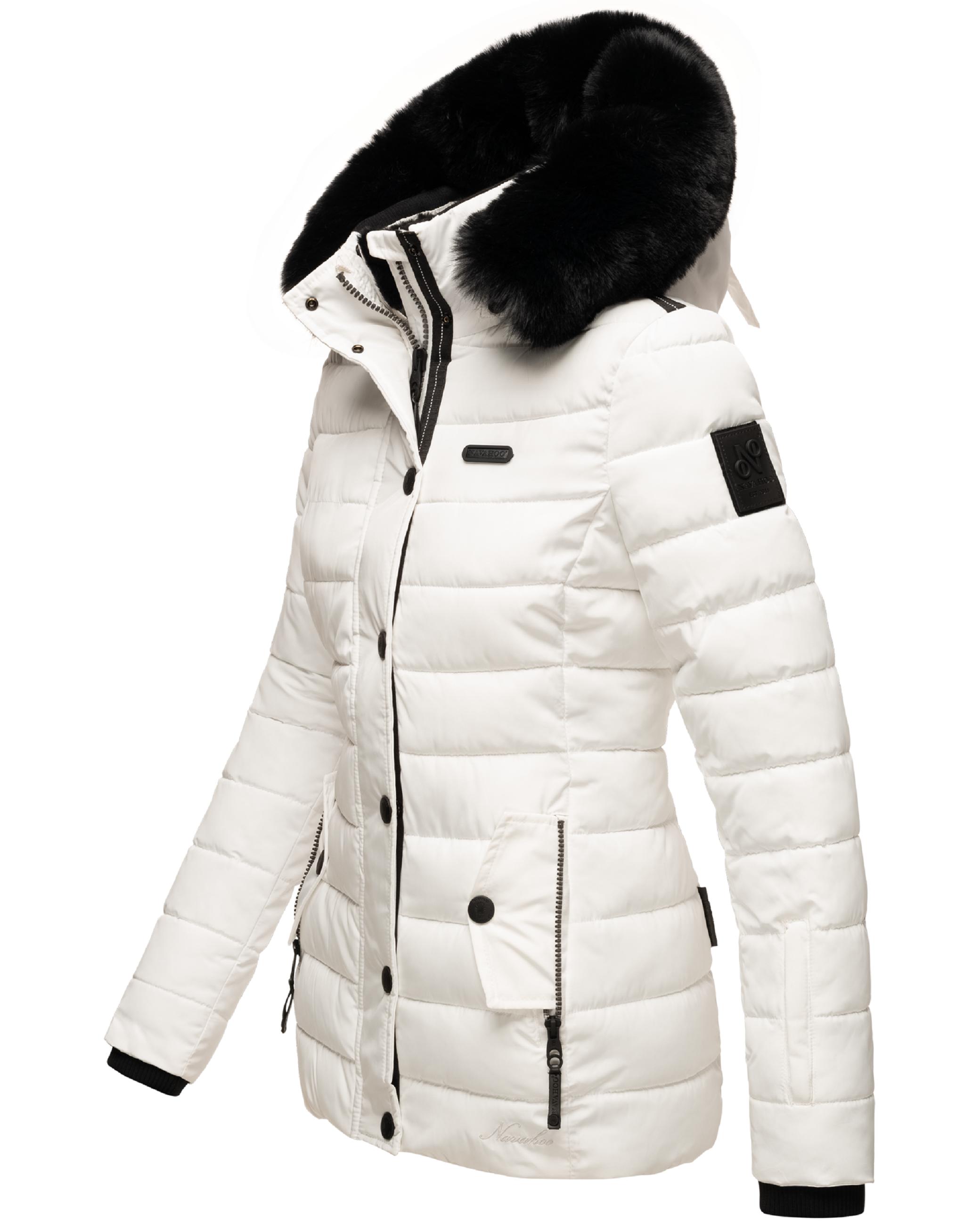 Gesteppte Winterjacke mit Kapuze "Milianaa" White