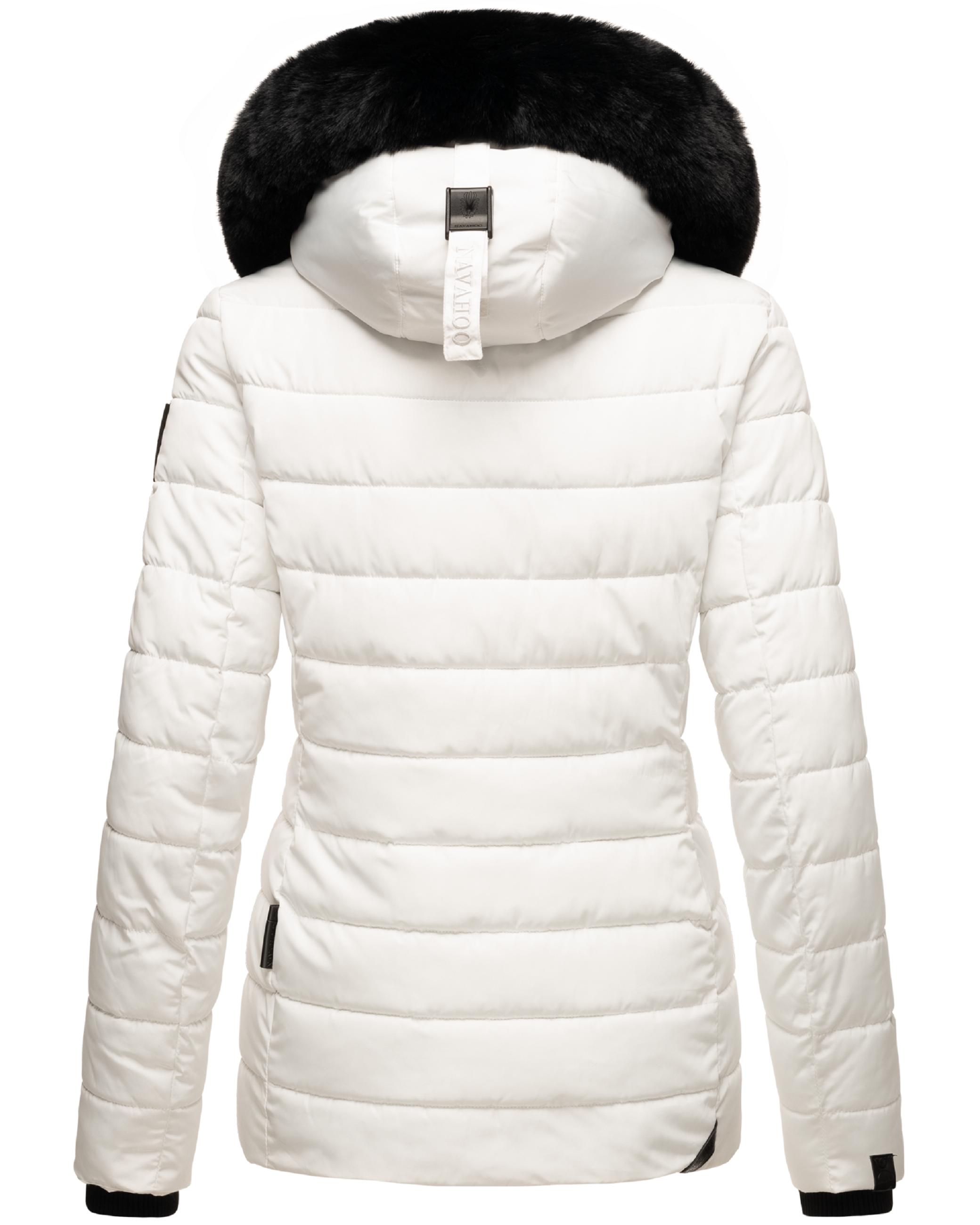 Gesteppte Winterjacke mit Kapuze "Milianaa" White