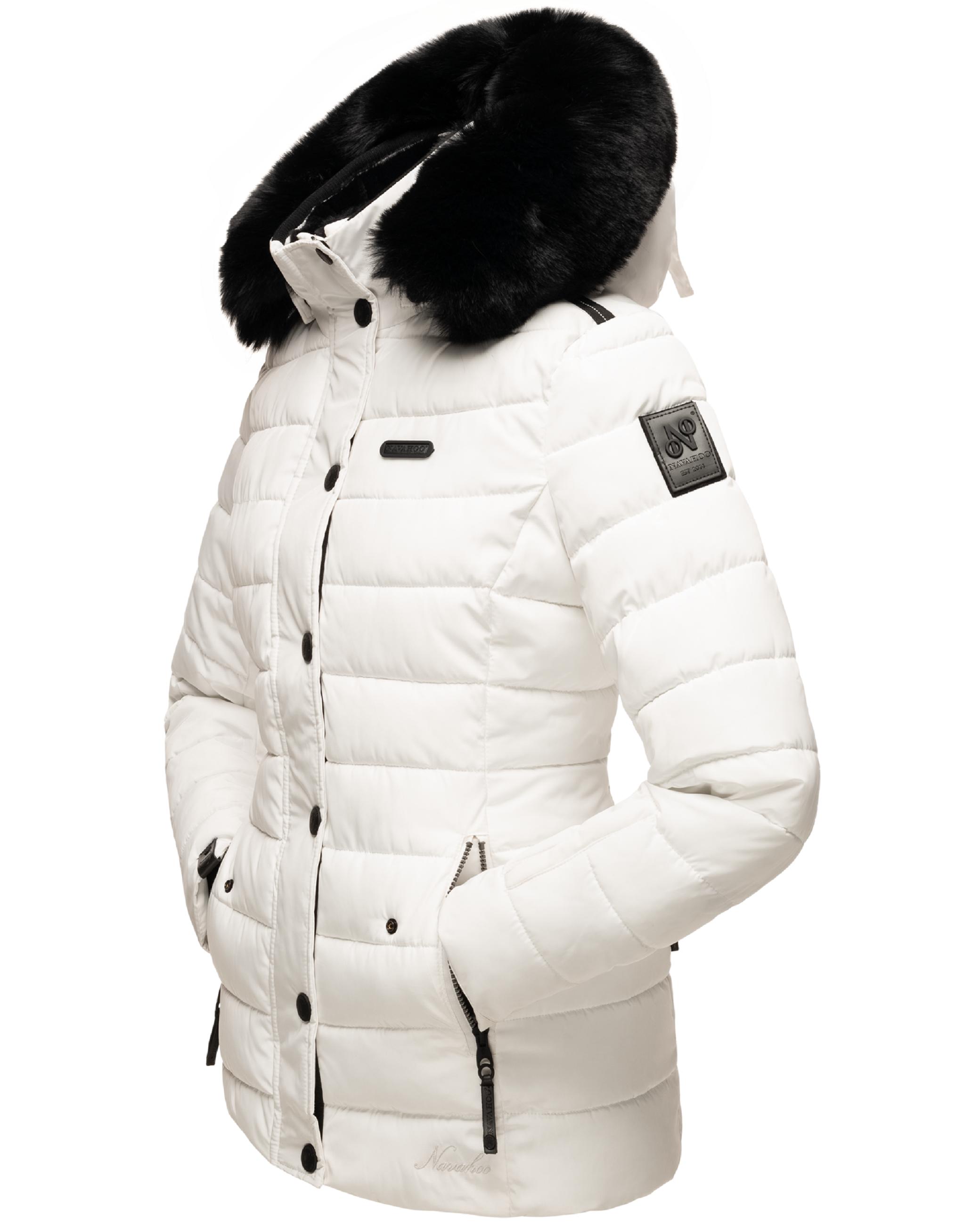 Gesteppte Winterjacke mit Kapuze "Milianaa" White