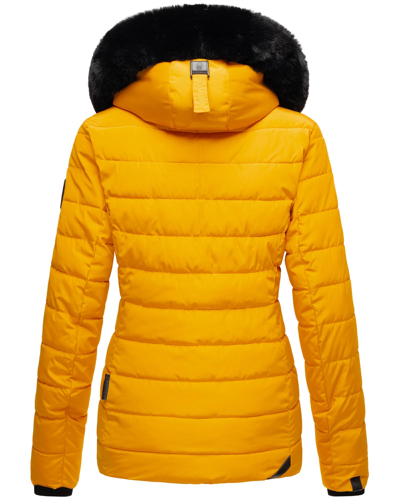 Gesteppte Winterjacke mit Kapuze "Milianaa" Yellow