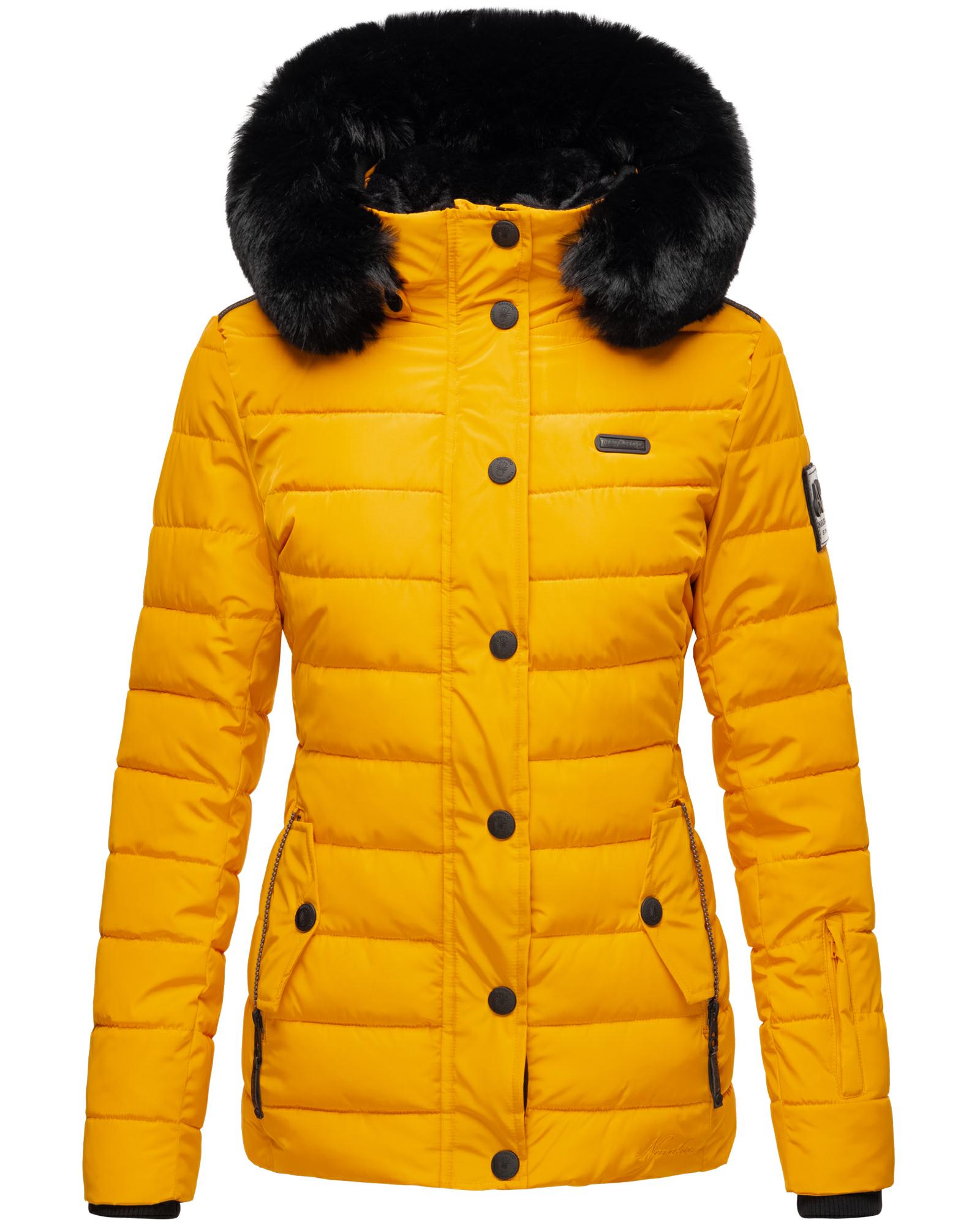 Gesteppte Winterjacke mit Kapuze "Milianaa" Yellow