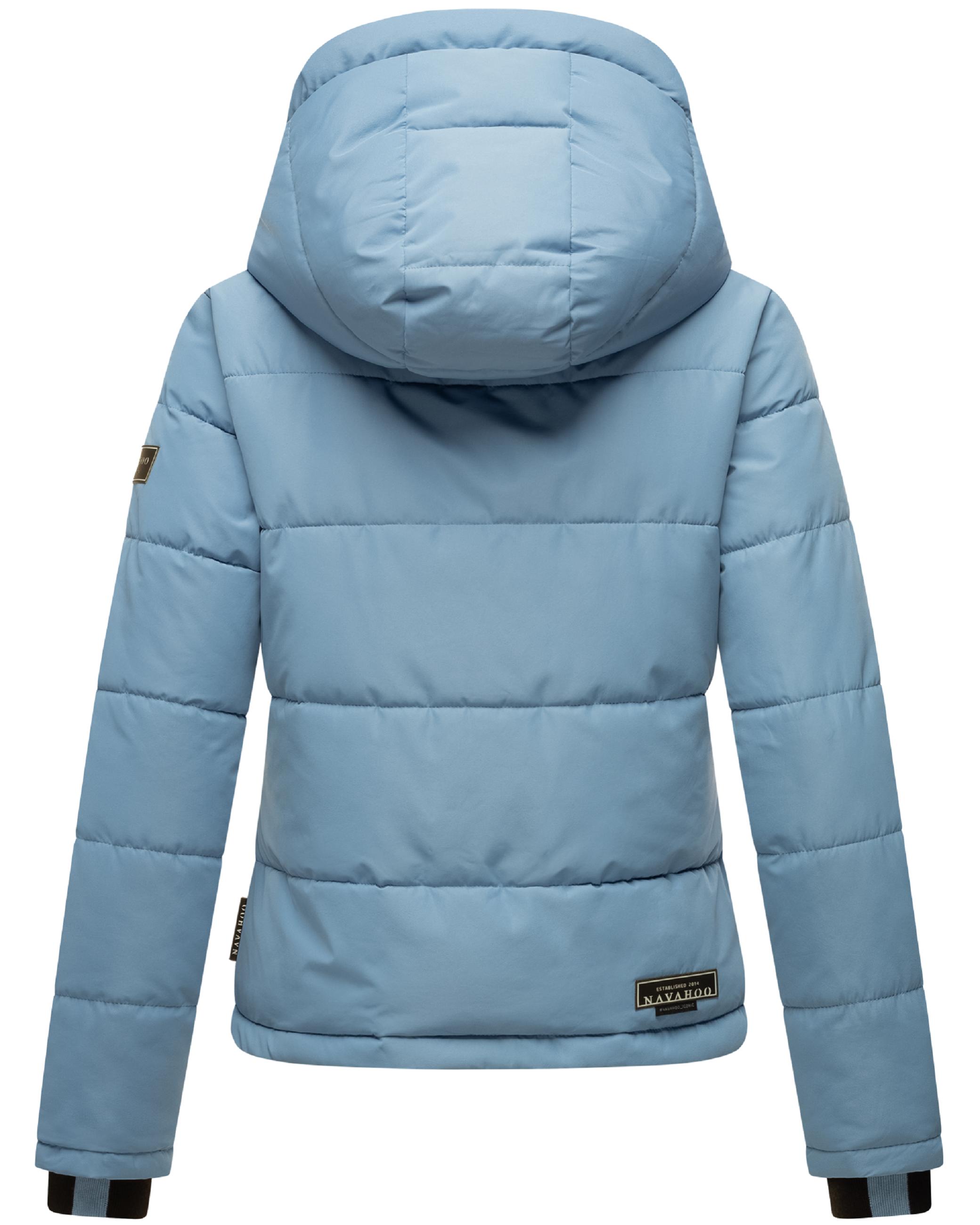 Steppjacke mit abnehmbarer Kapuze "Mit Liebe XIV" Powder Blue