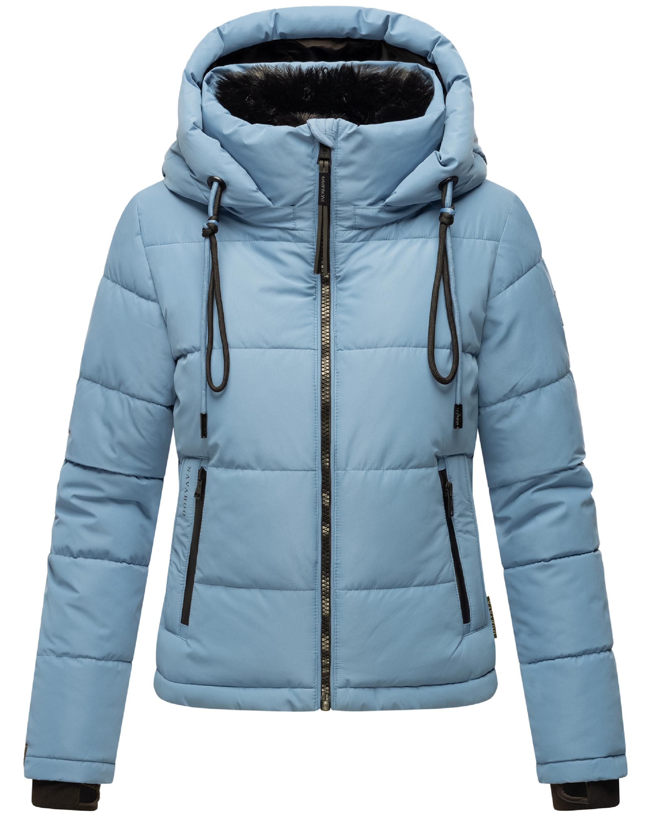 Steppjacke mit abnehmbarer Kapuze "Mit Liebe XIV" Powder Blue