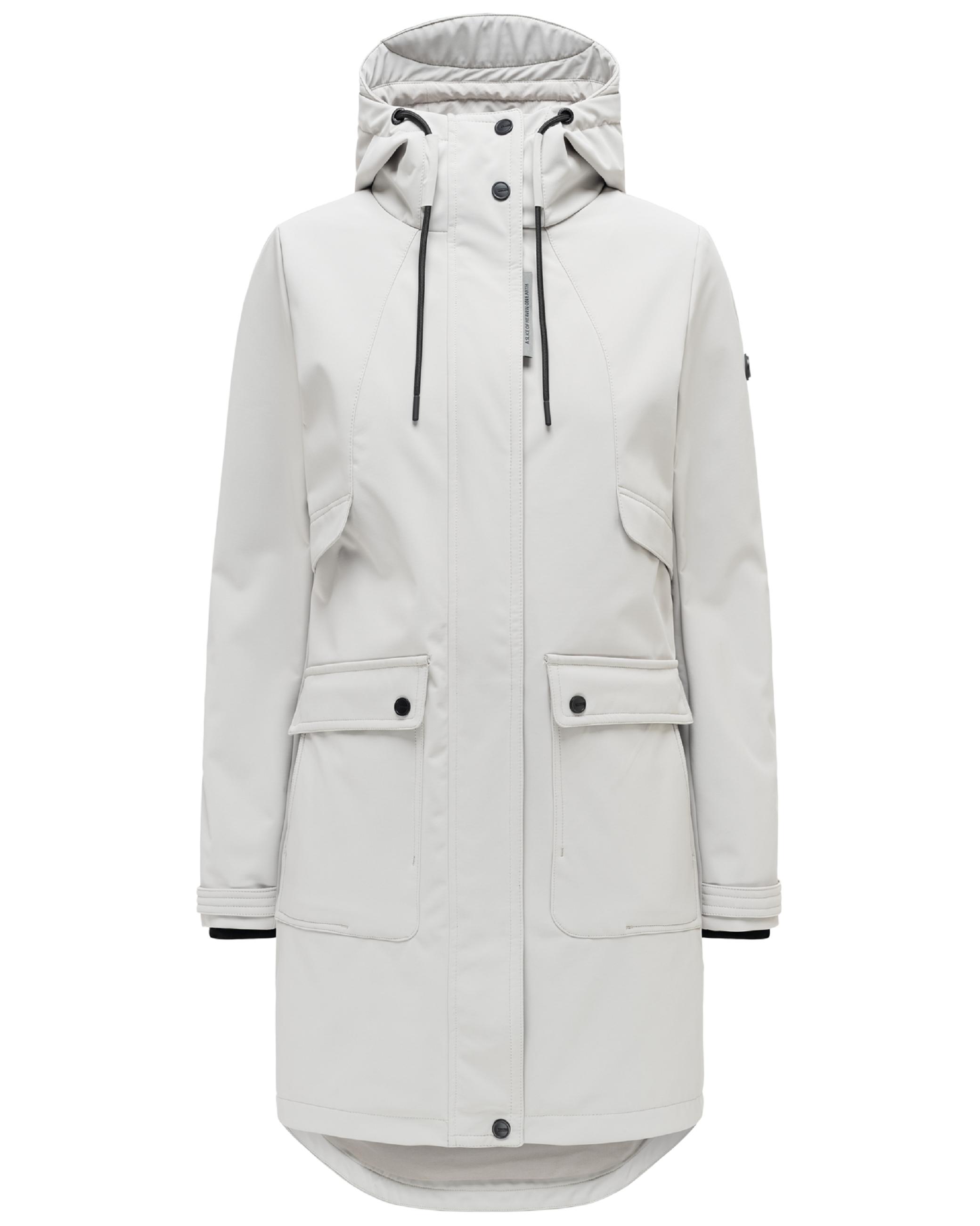 Wasserdichter Softshellmantel für den Übergang "Morgennebel 14" Bone