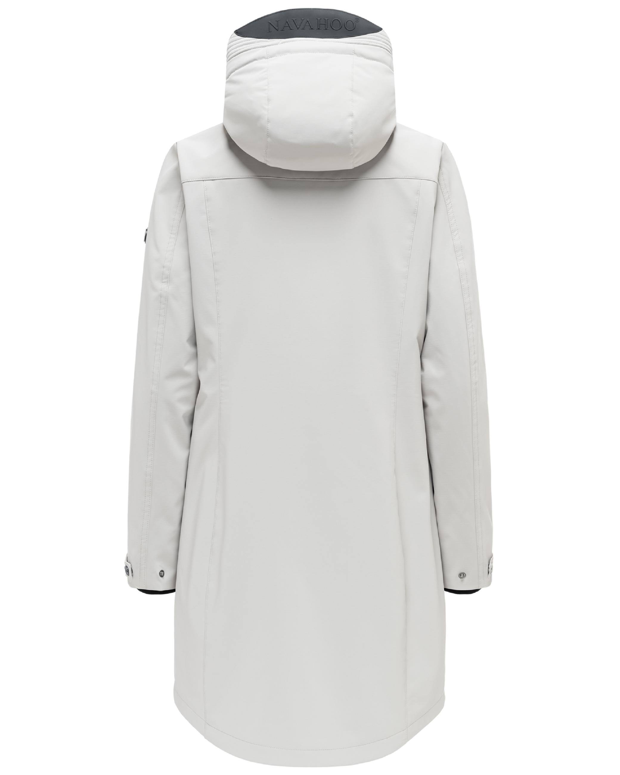 Wasserdichter Softshellmantel für den Übergang "Morgennebel 14" Bone