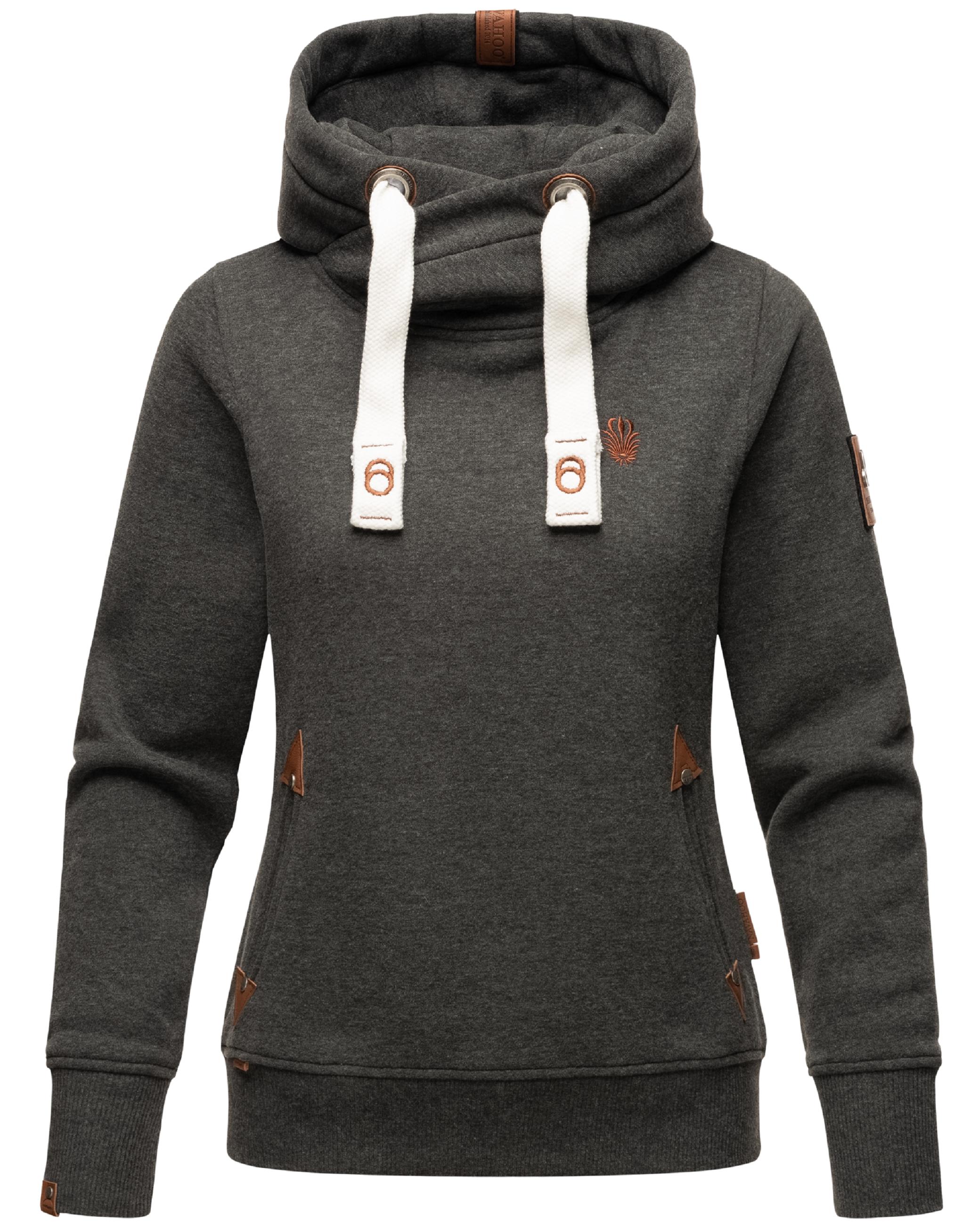 Sportlicher Hoodie "Namikaa" Dark Grey Melange