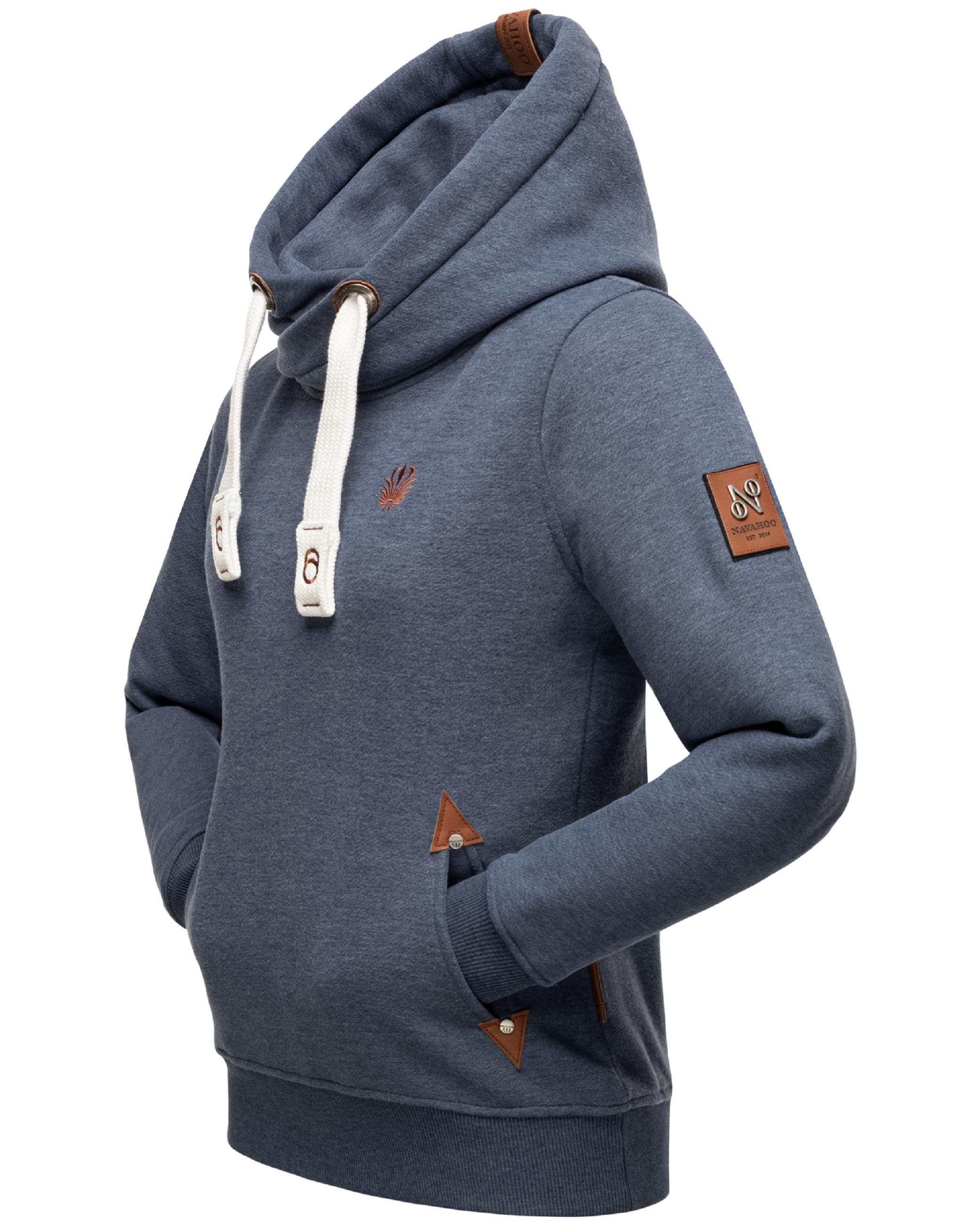 Sportlicher Hoodie "Namikaa" Dusty Blue Melange