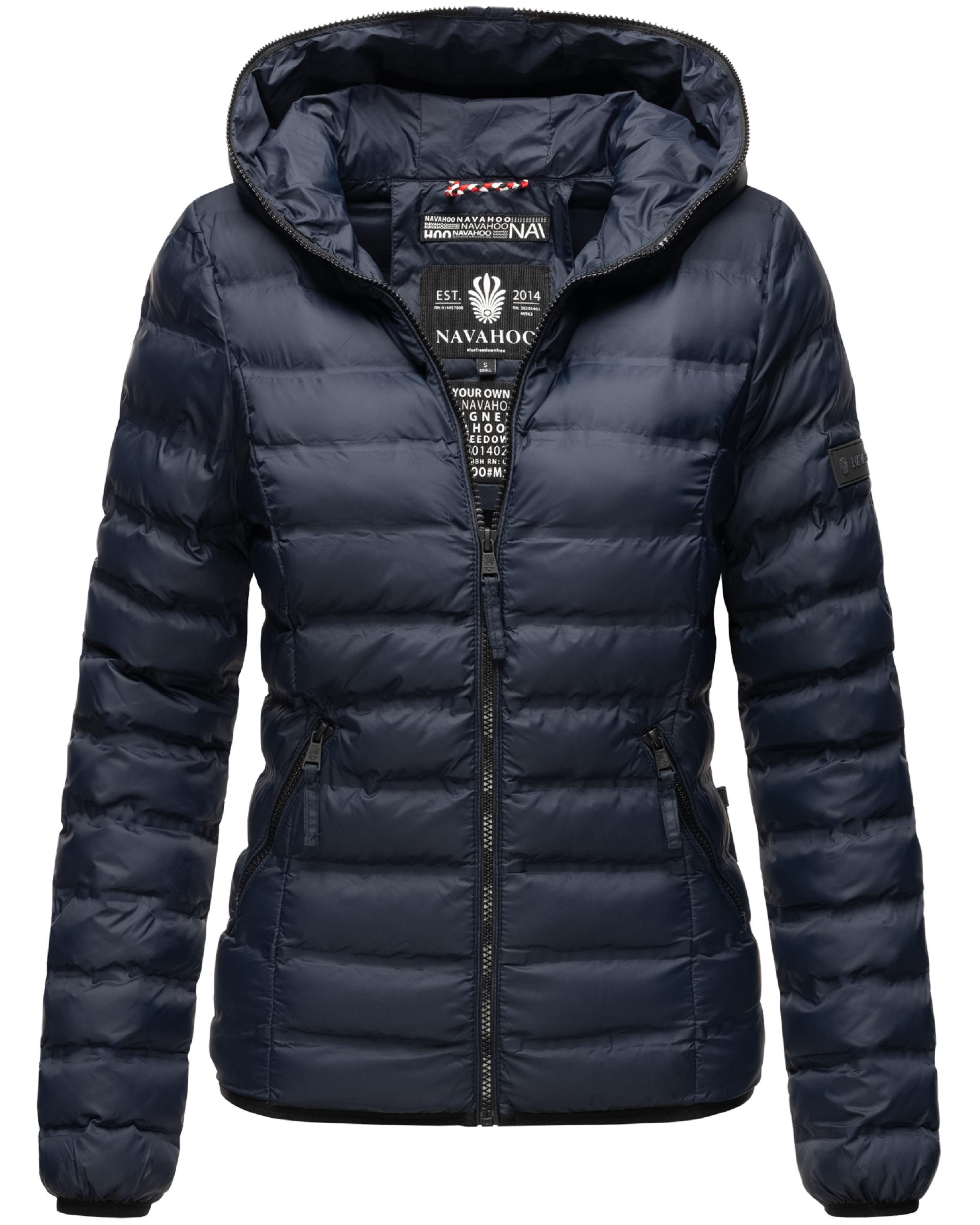 Leichte Steppjacke mit Kapuze "Neevia" Navy