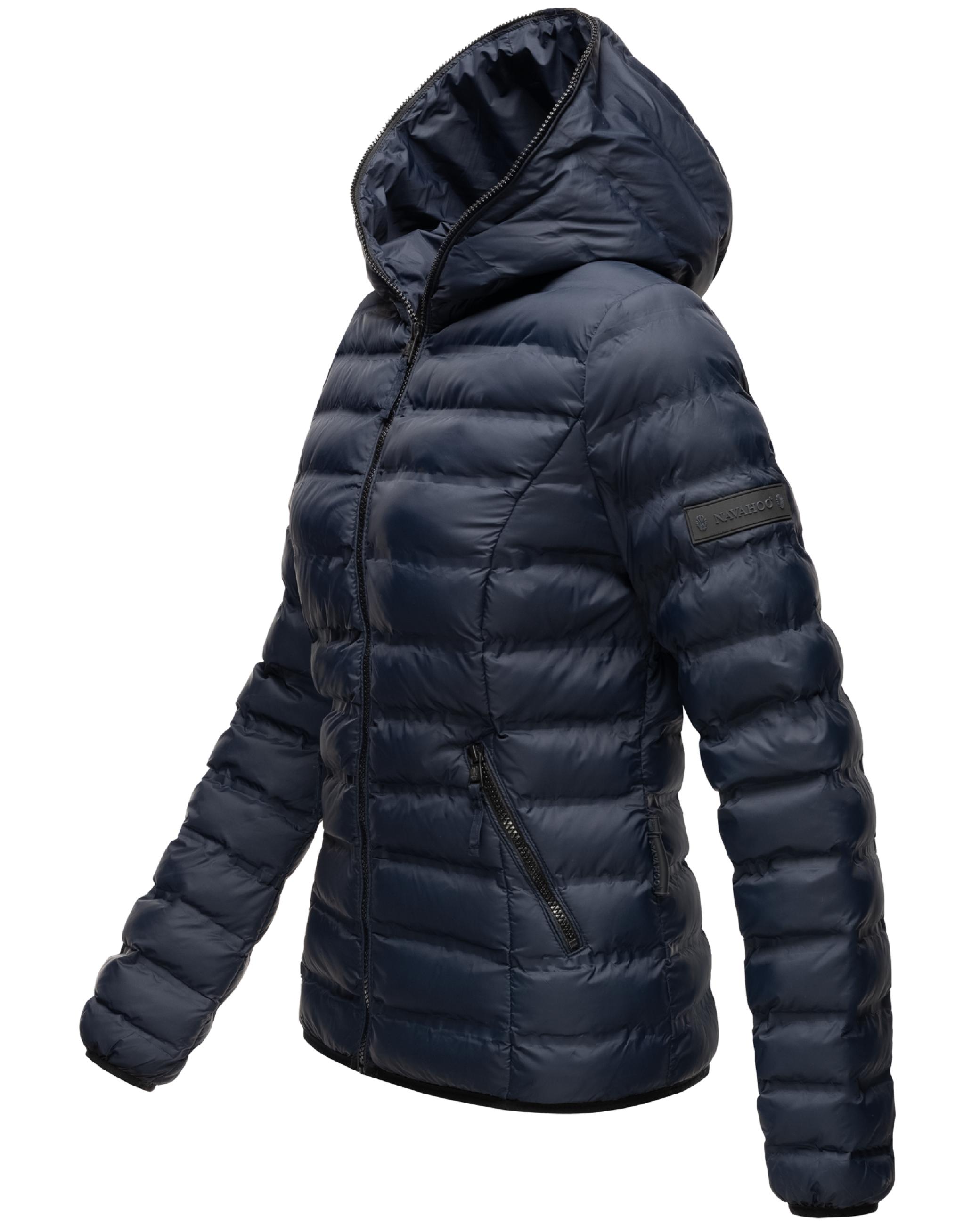 Leichte Steppjacke mit Kapuze "Neevia" Navy