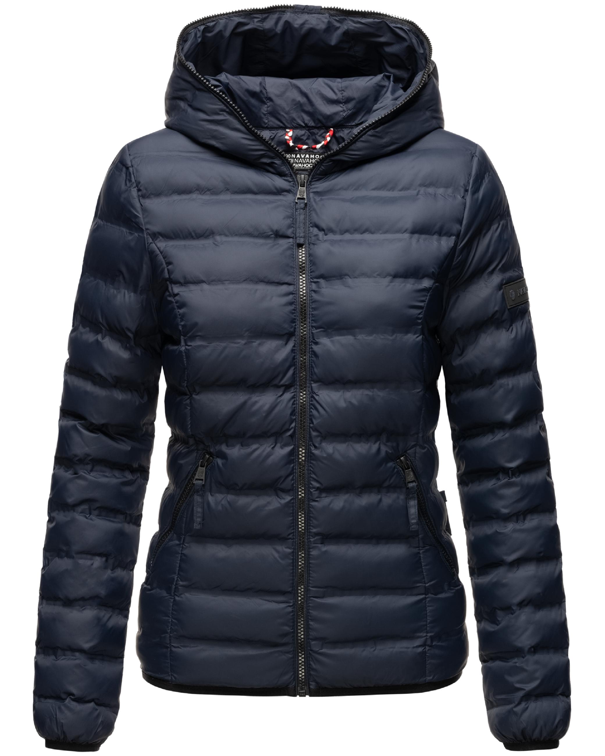 Leichte Steppjacke mit Kapuze "Neevia" Navy