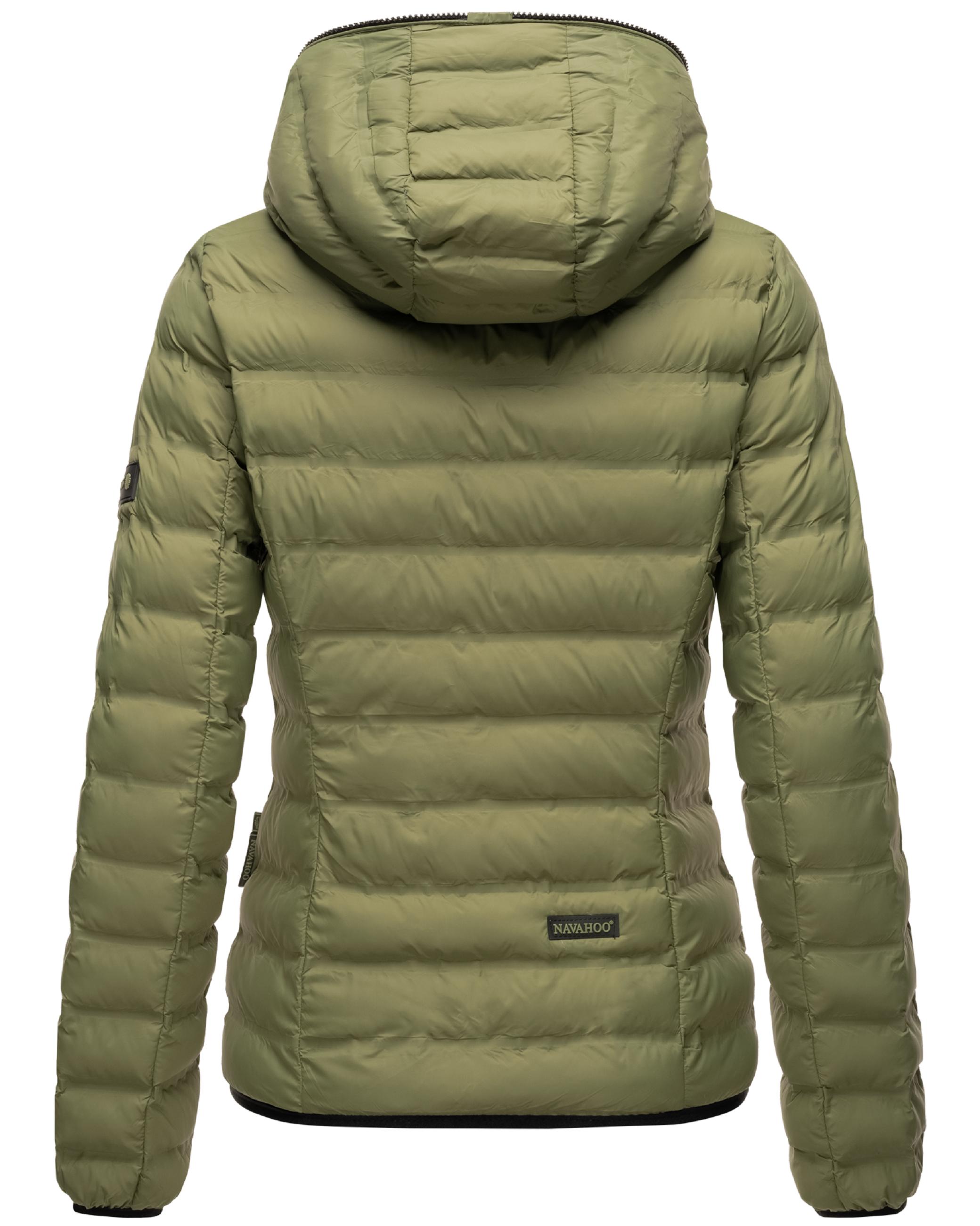 Leichte Steppjacke mit Kapuze "Neevia" Olive