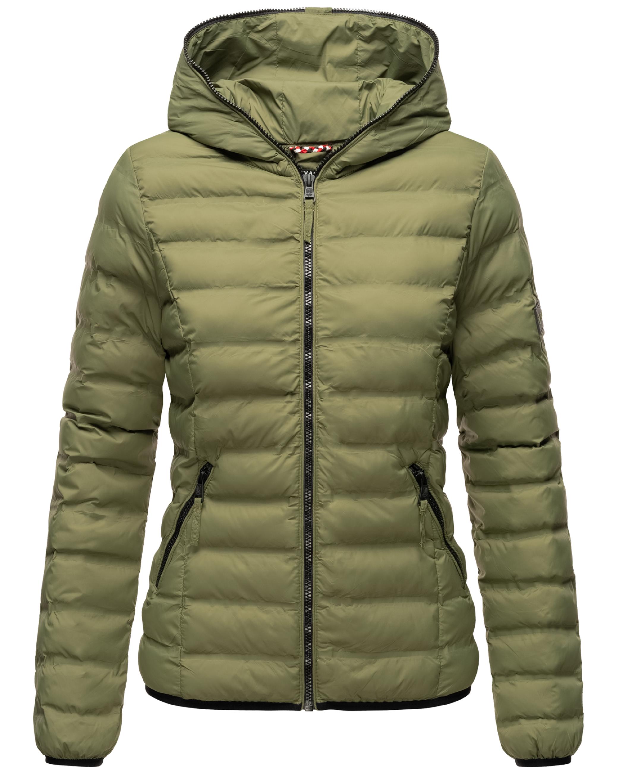 Leichte Steppjacke mit Kapuze "Neevia" Olive