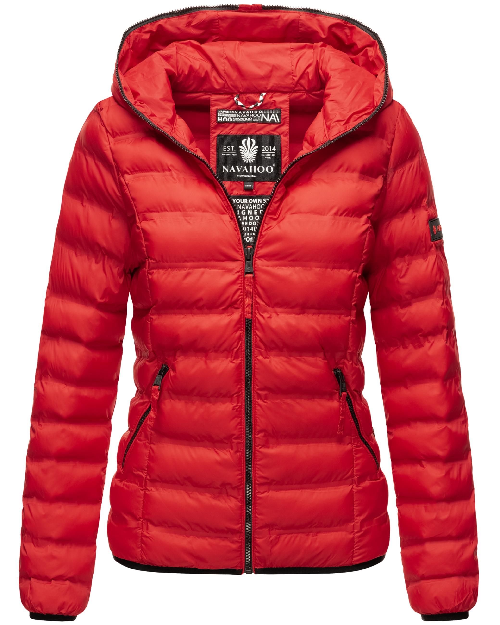 Leichte Steppjacke mit Kapuze "Neevia" Red