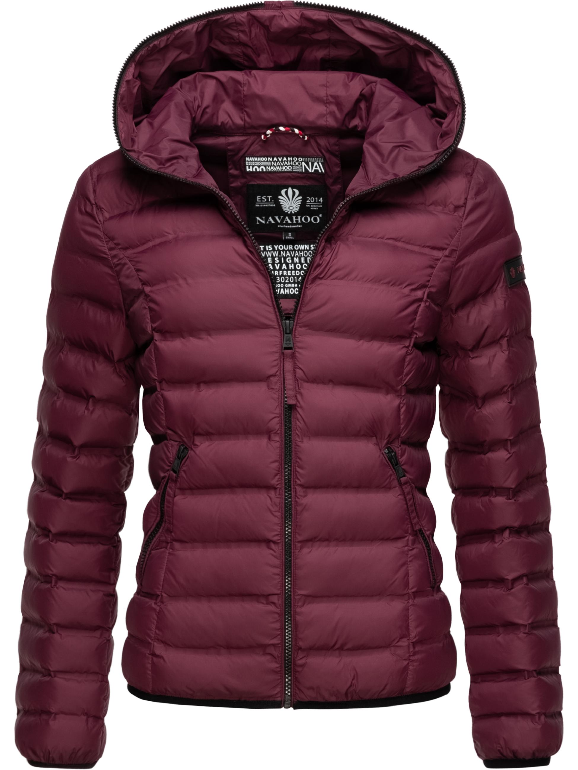 Leichte Steppjacke mit Kapuze "Neevia" Wine