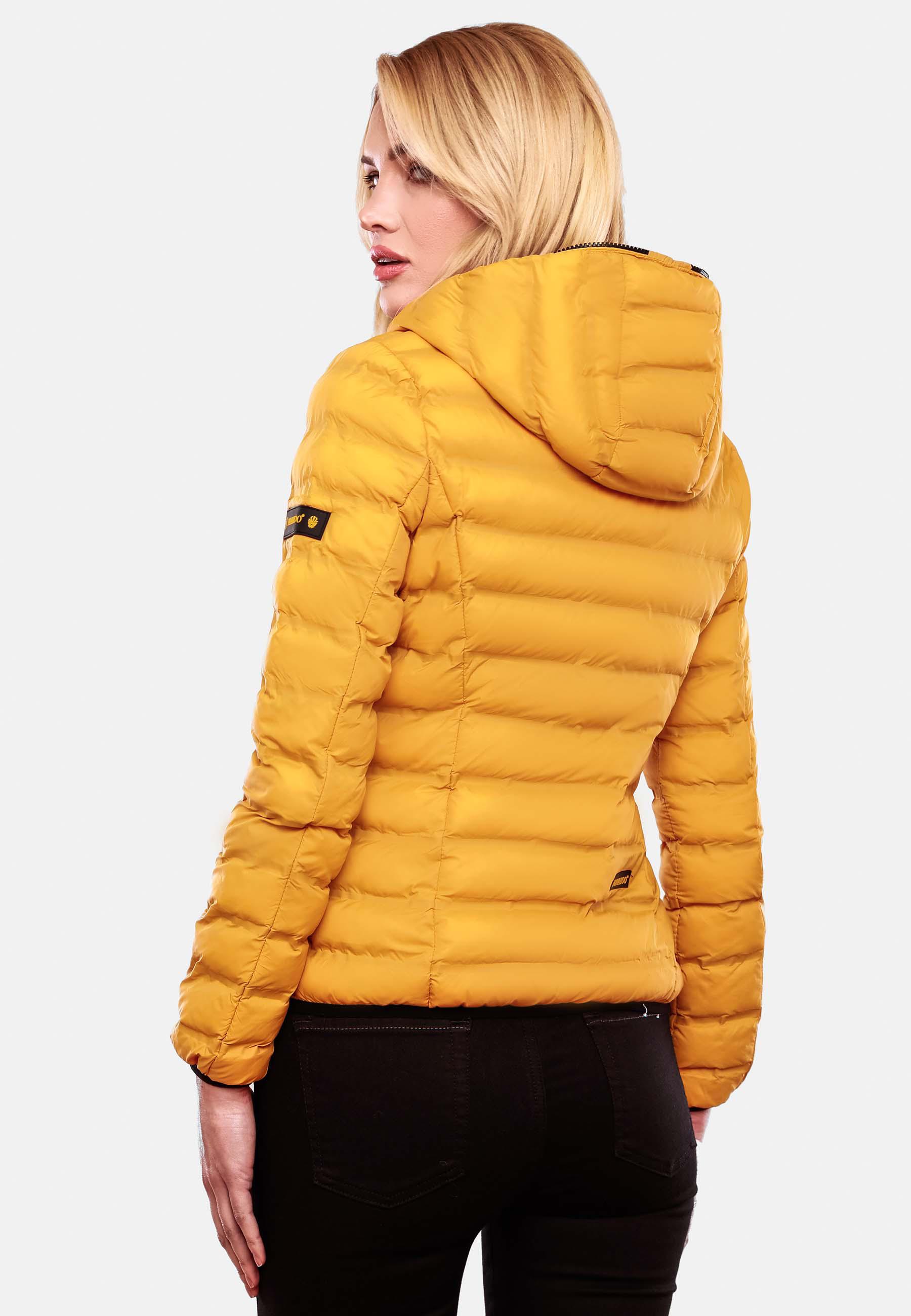 Leichte Steppjacke mit Kapuze "Neevia" Yellow