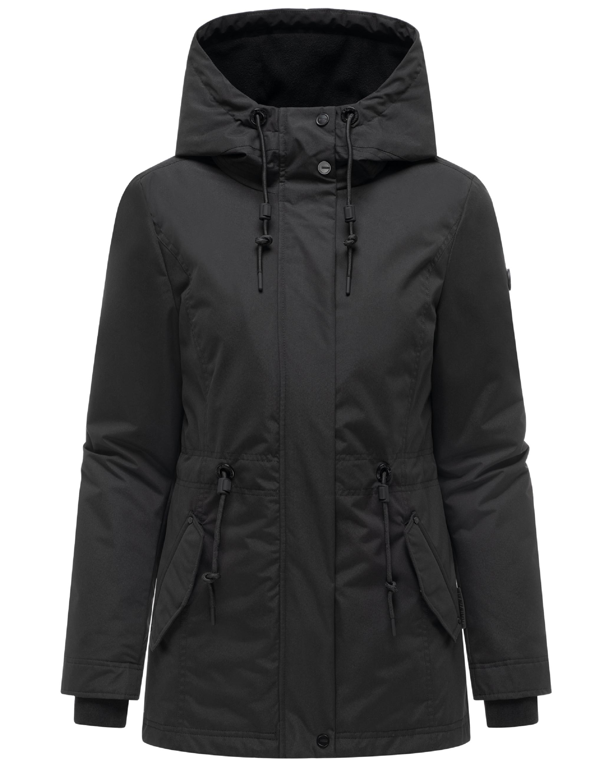 Wasserdichte Jacke mit Kapuze "Nibellaa 14" Black