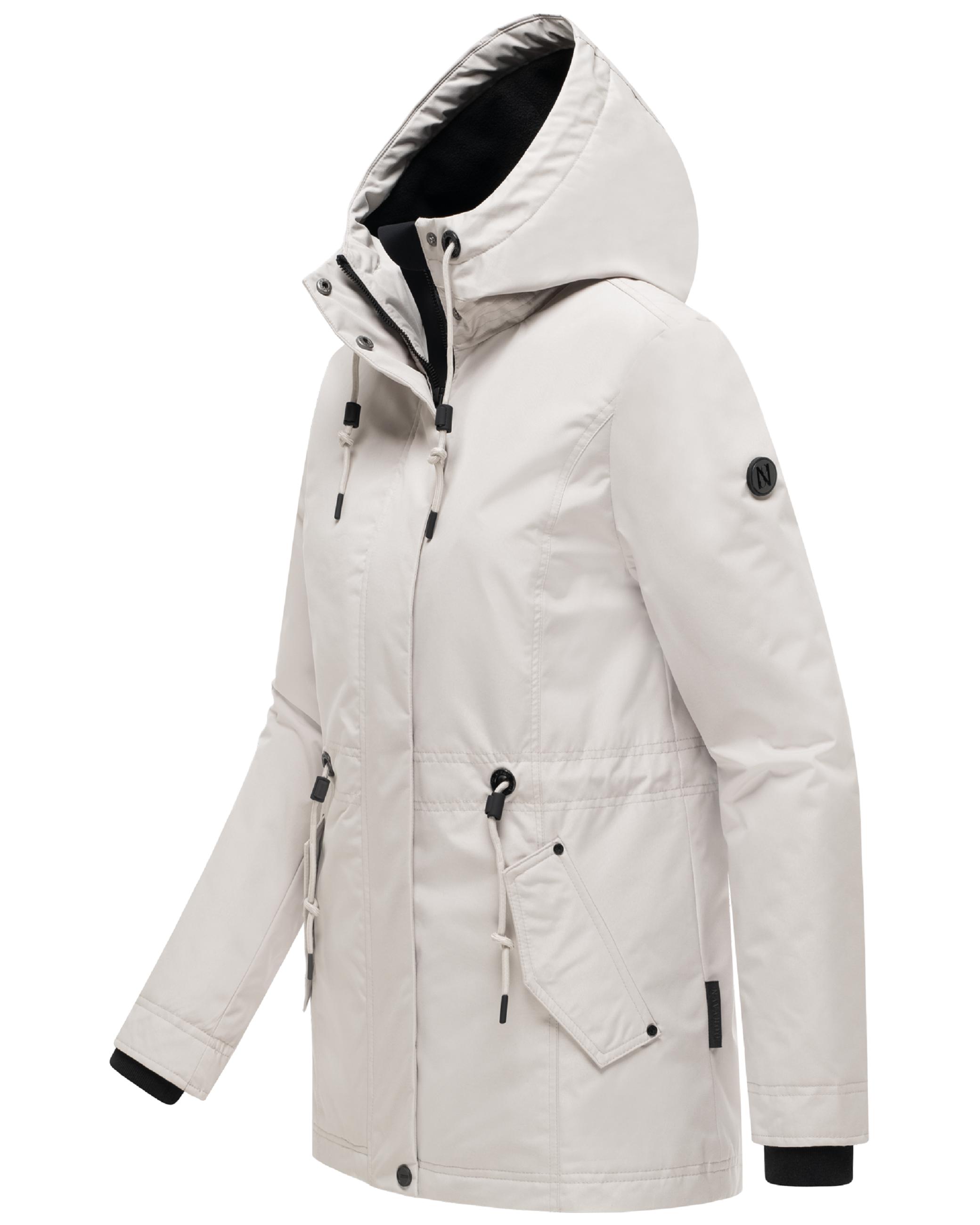 Wasserdichte Jacke mit Kapuze "Nibellaa 14" Bone