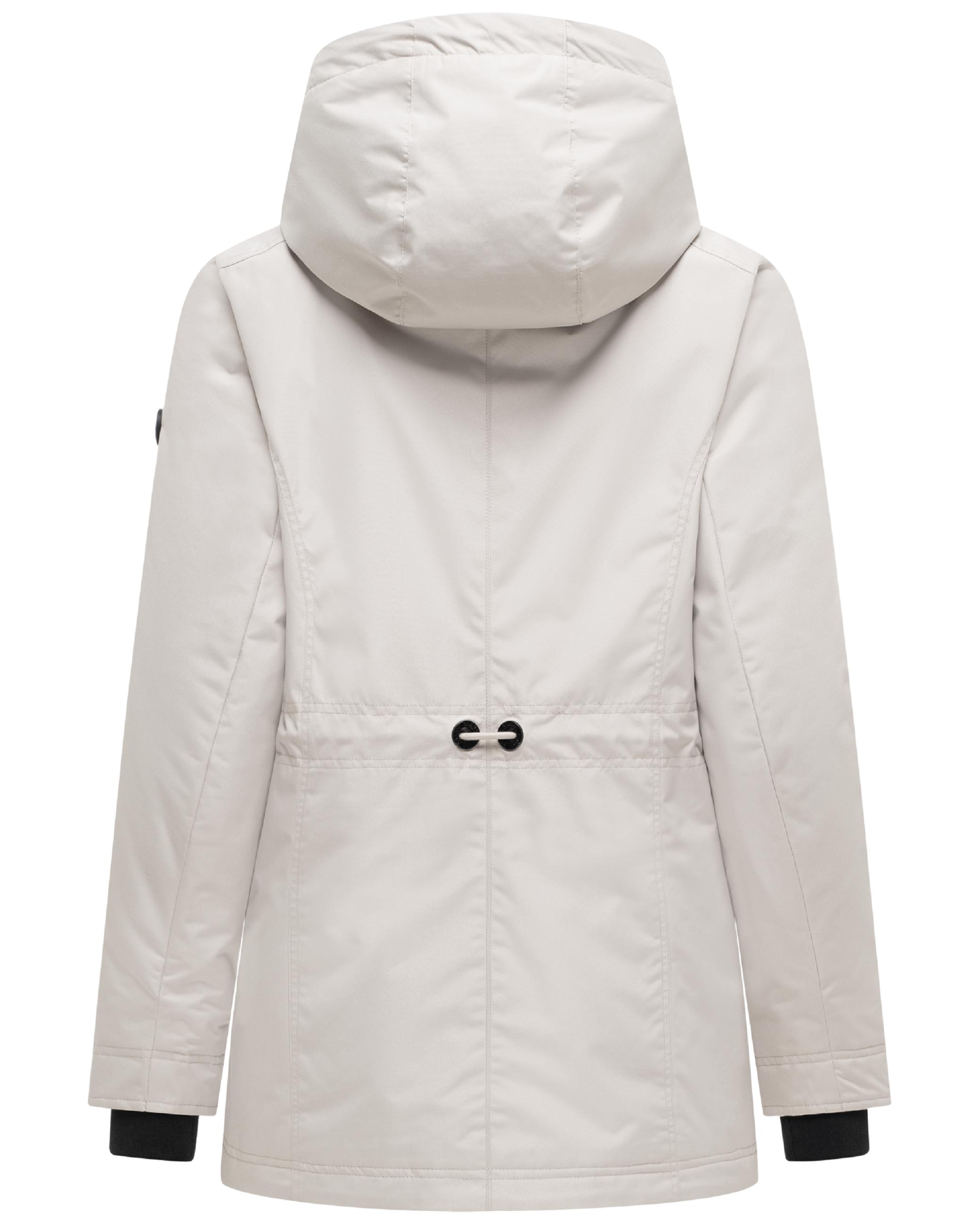 Wasserdichte Jacke mit Kapuze "Nibellaa 14" Bone