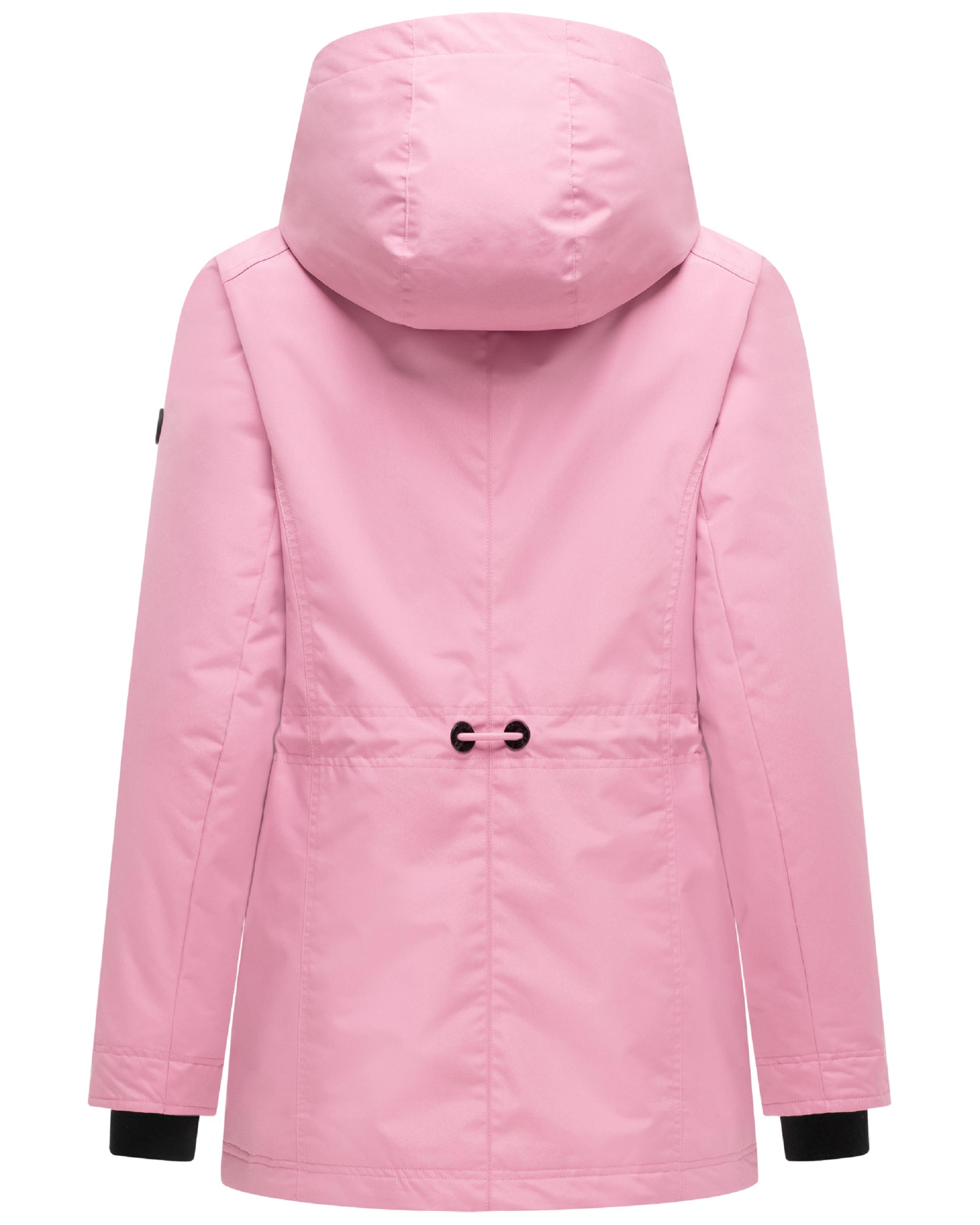 Wasserdichte Jacke mit Kapuze "Nibellaa 14" Candy Rose