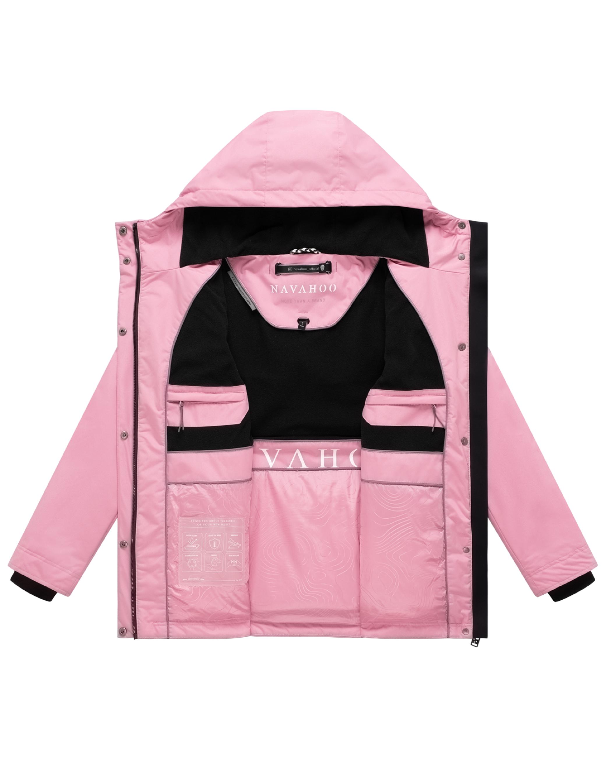 Wasserdichte Jacke mit Kapuze "Nibellaa 14" Candy Rose