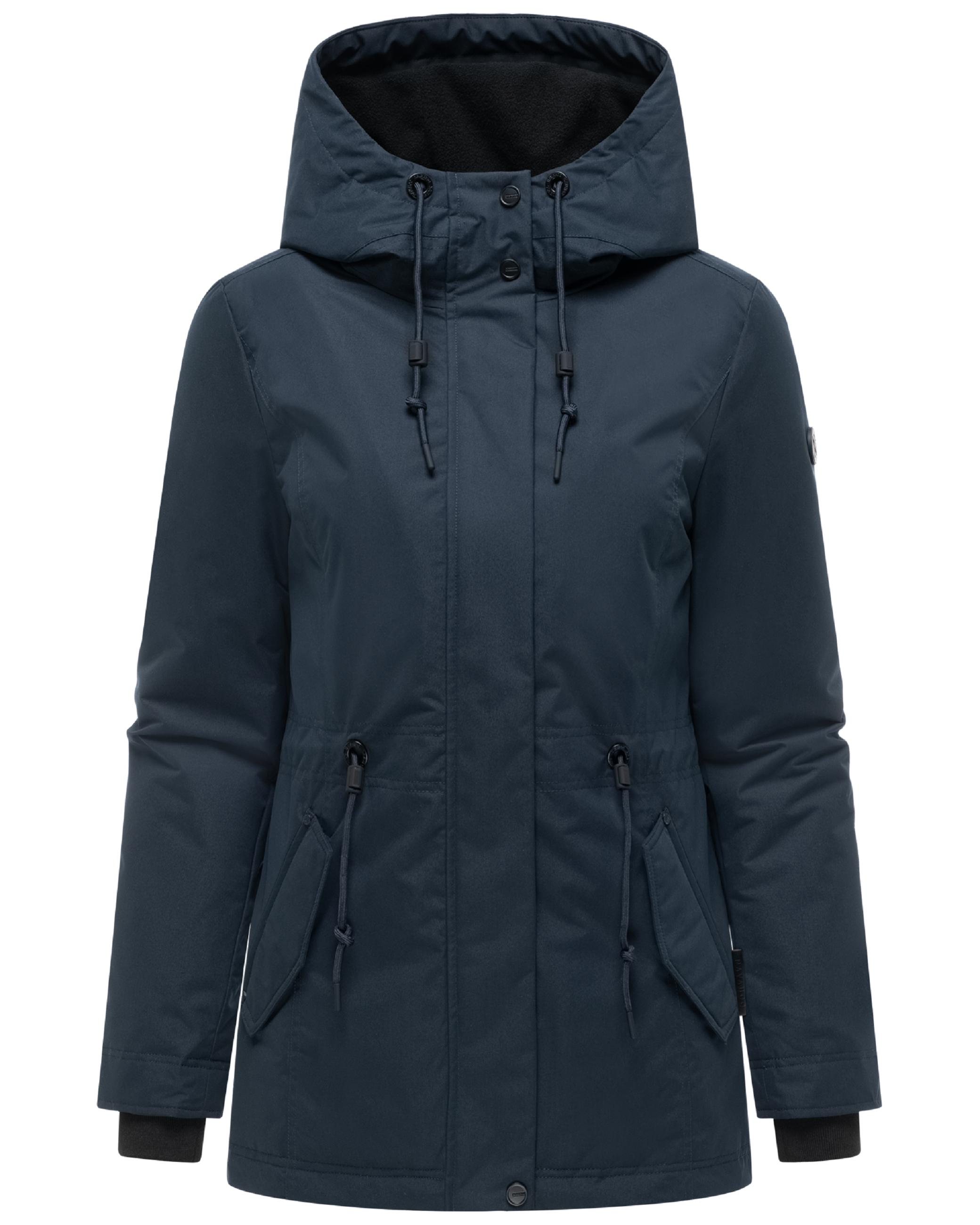 Wasserdichte Jacke mit Kapuze "Nibellaa 14" Navy