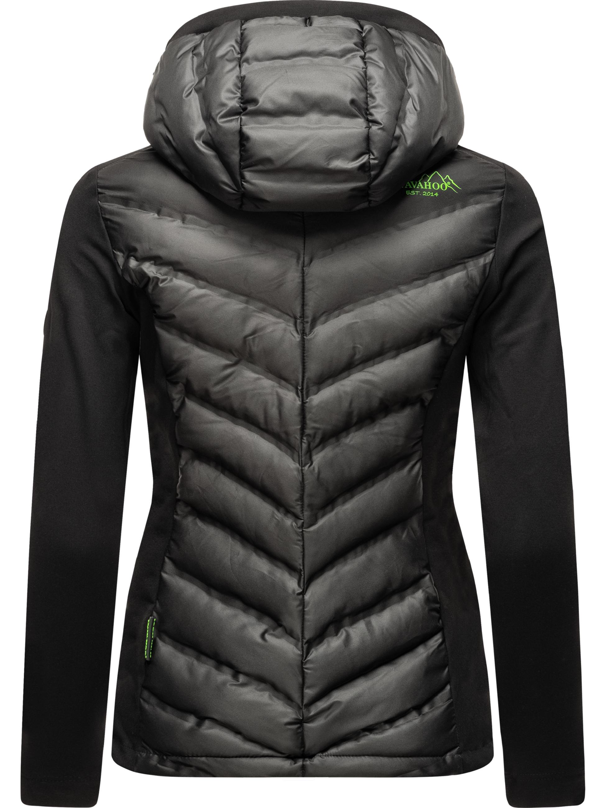 Leichte Steppjacke mit Kapuze "Nimm Mich Mit" Black