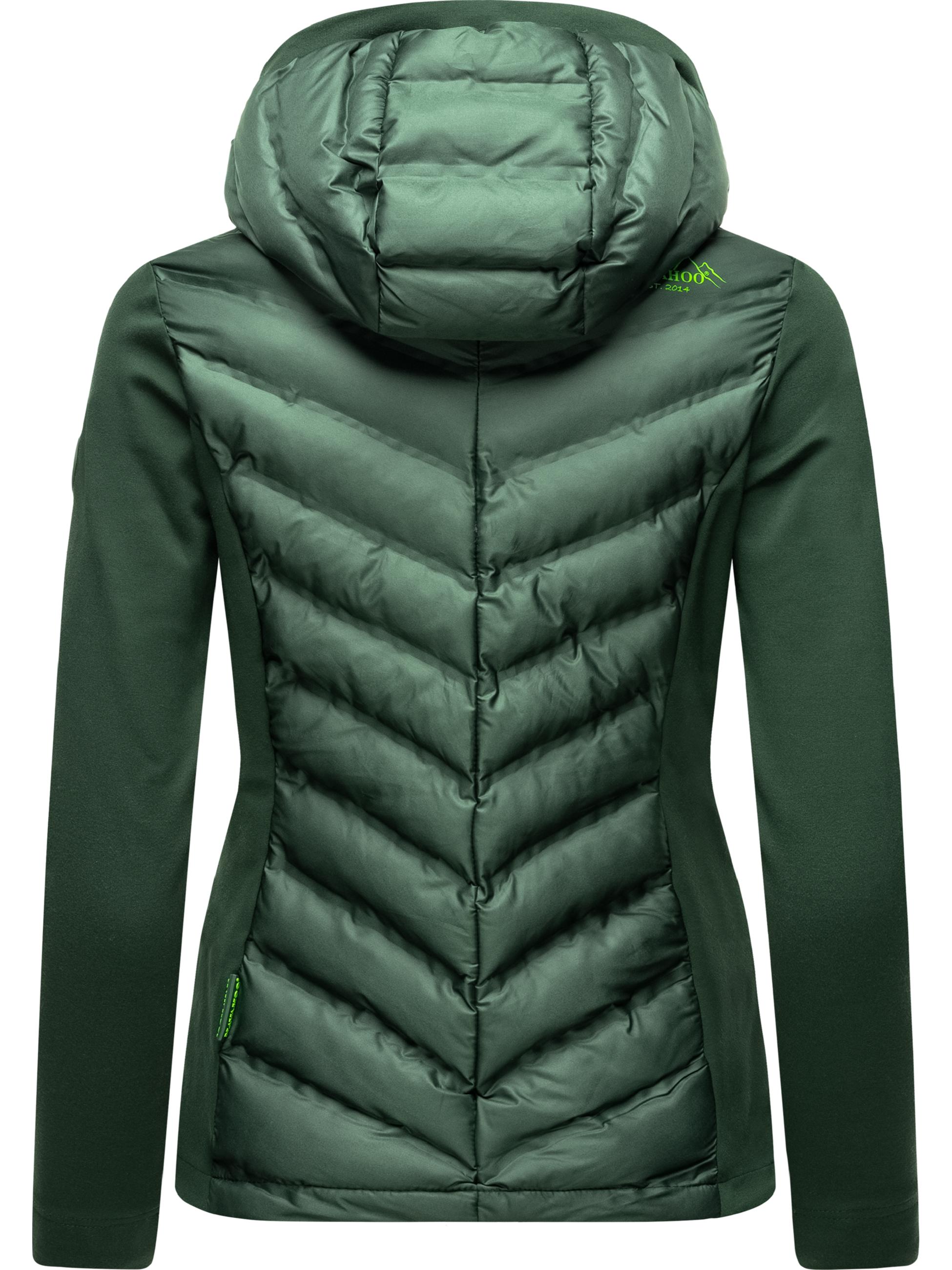 Leichte Steppjacke mit Kapuze "Nimm Mich Mit" Dark Green