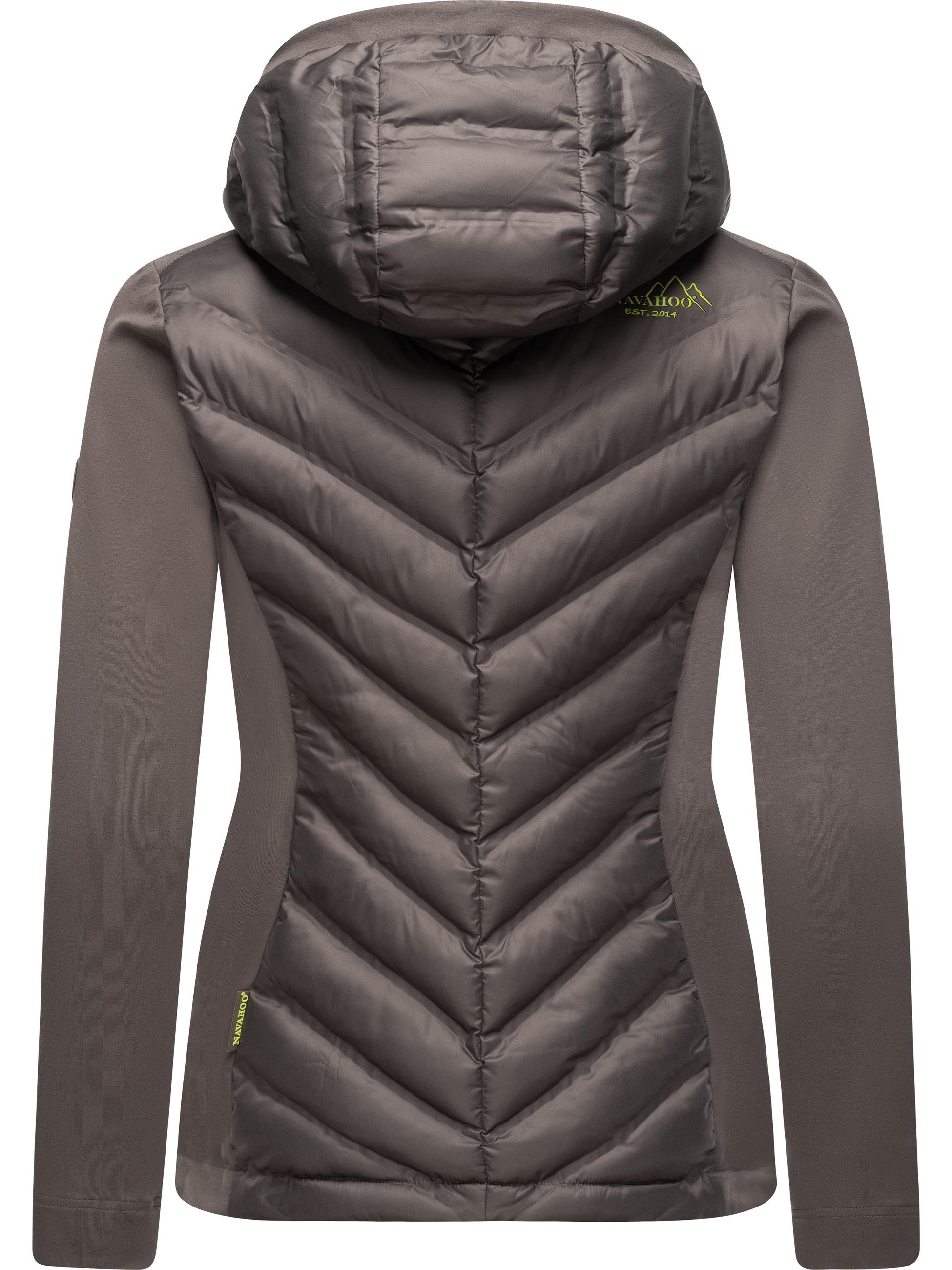 Leichte Steppjacke mit Kapuze "Nimm Mich Mit" Dark Grey