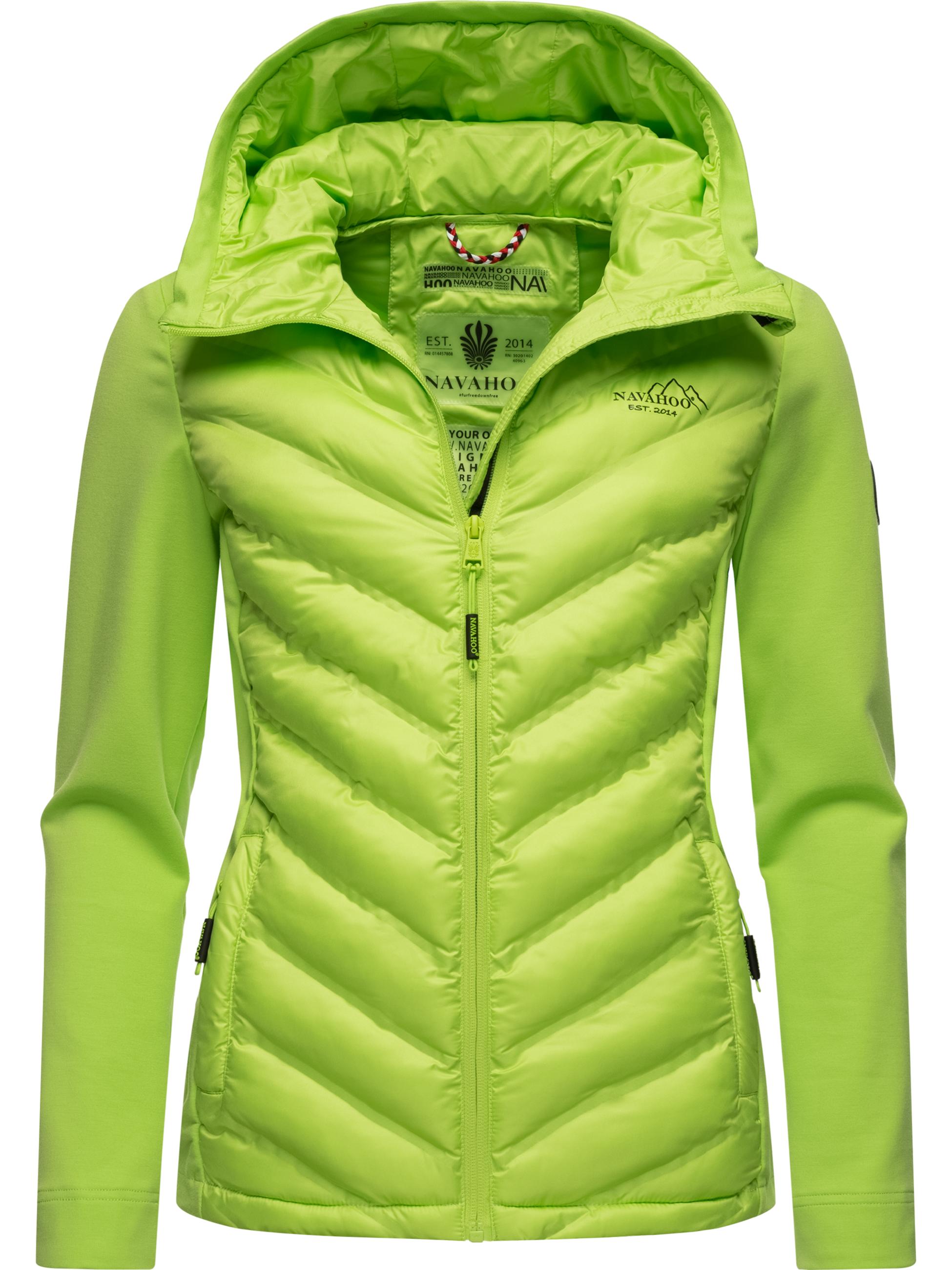 Leichte Steppjacke mit Kapuze "Nimm Mich Mit" Light Green