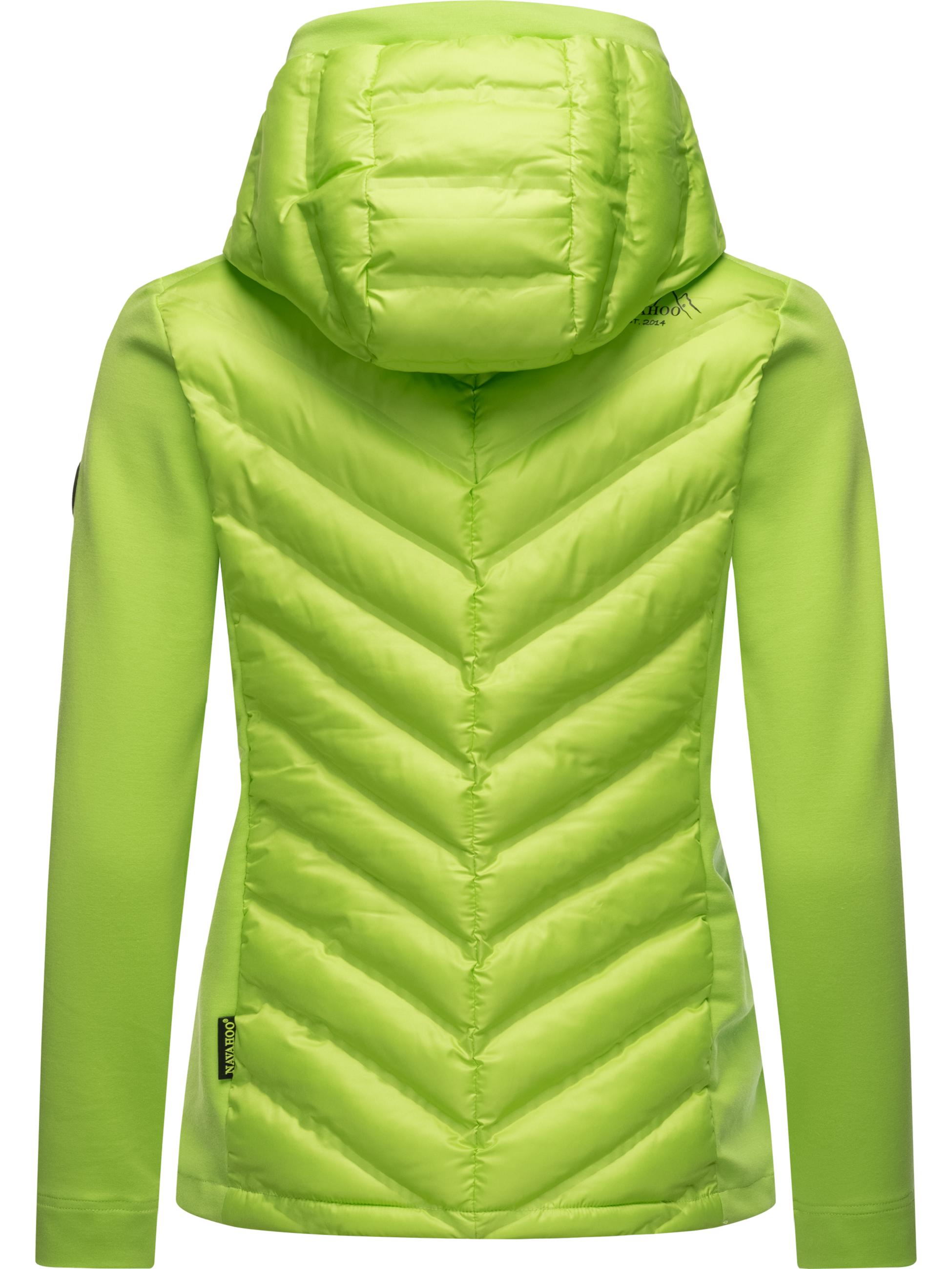 Leichte Steppjacke mit Kapuze "Nimm Mich Mit" Light Green