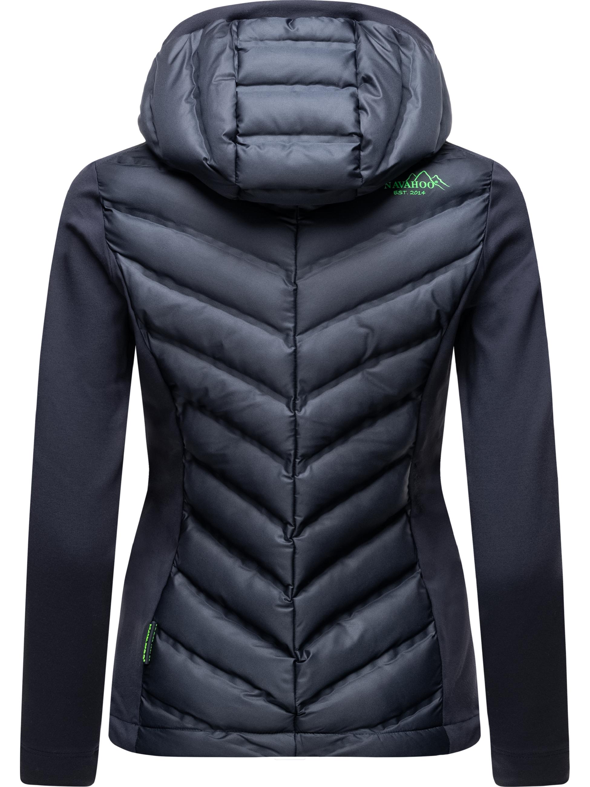 Leichte Steppjacke mit Kapuze "Nimm Mich Mit" Navy