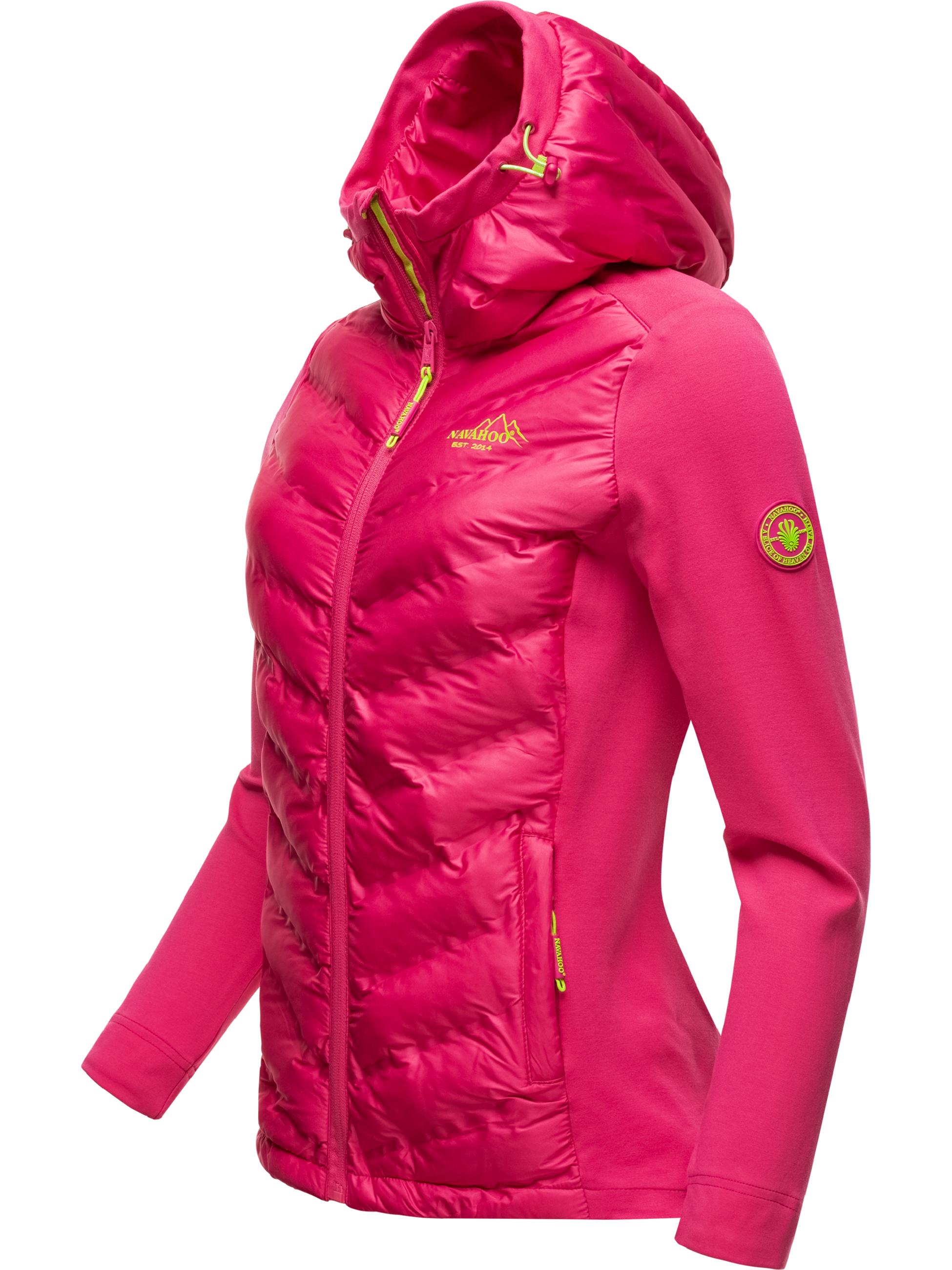 Leichte Steppjacke mit Kapuze "Nimm Mich Mit" Pink