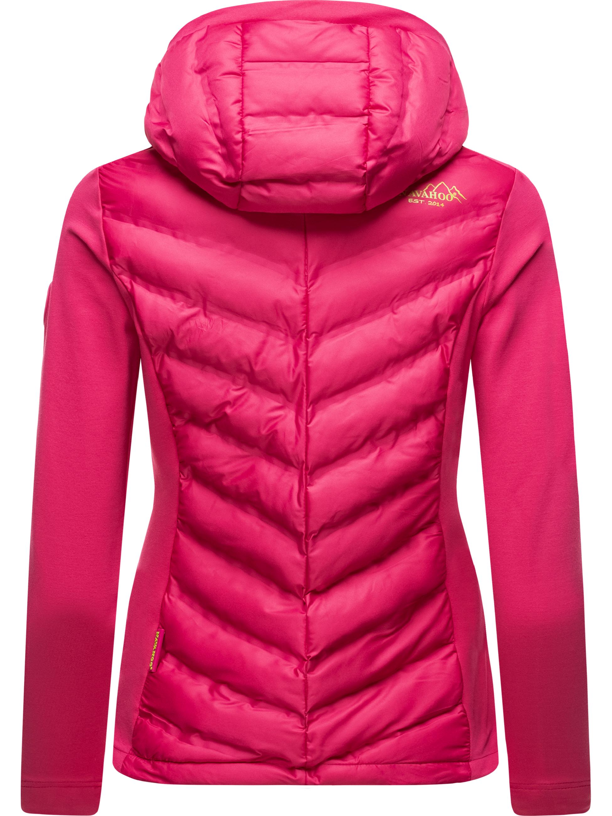 Leichte Steppjacke mit Kapuze "Nimm Mich Mit" Pink