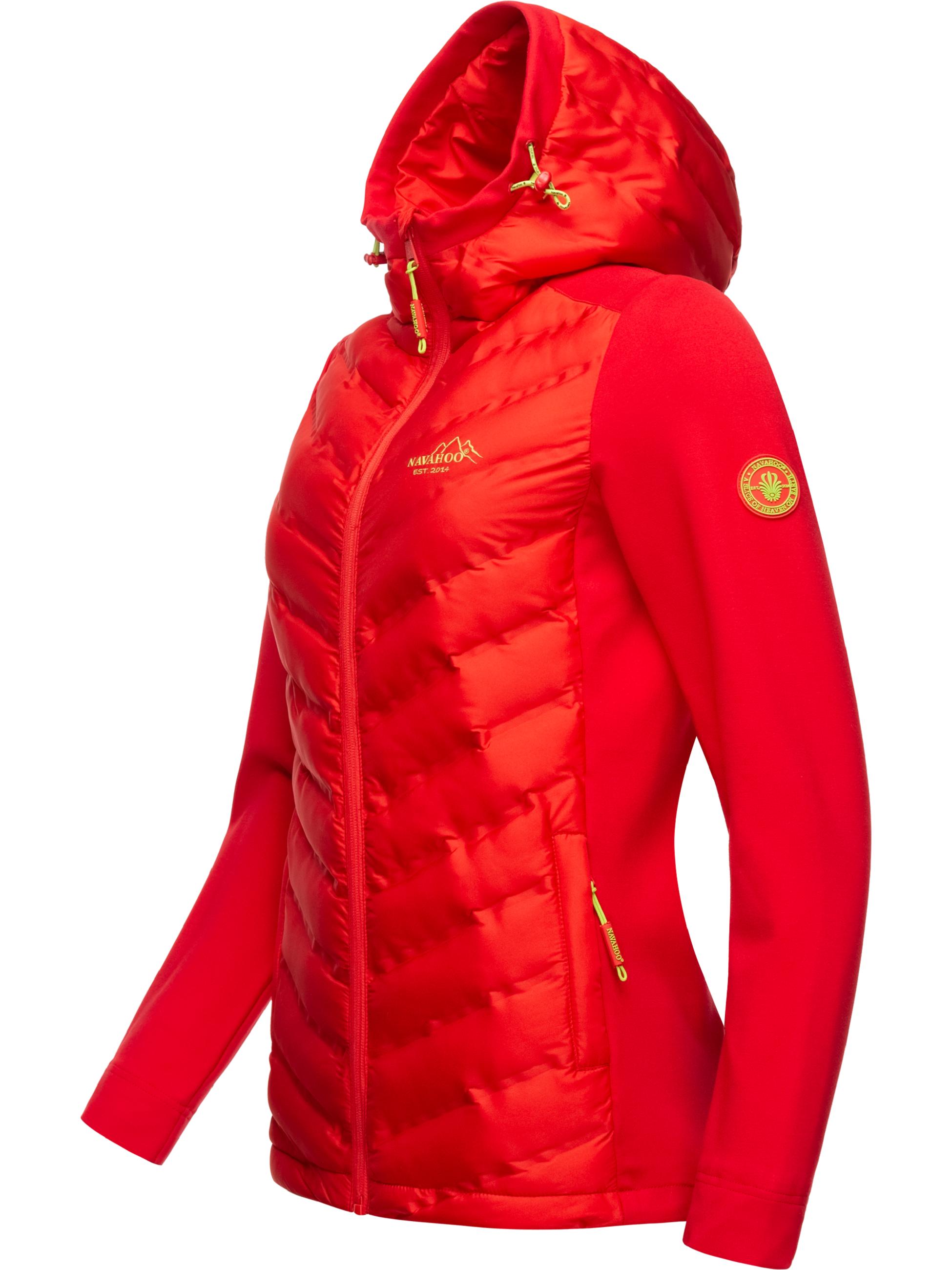 Leichte Steppjacke mit Kapuze "Nimm Mich Mit" Red