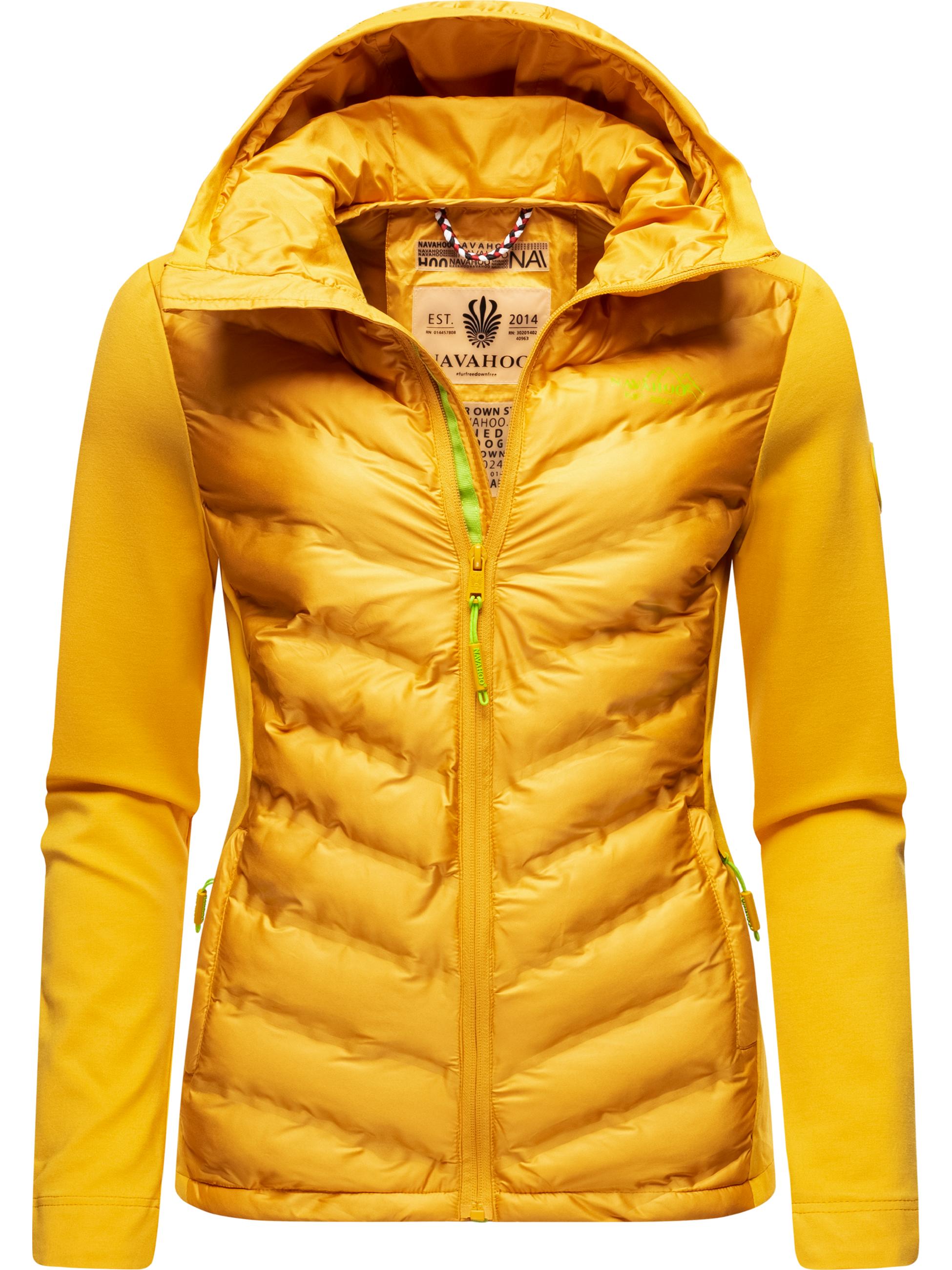 Leichte Steppjacke mit Kapuze "Nimm Mich Mit" Yellow