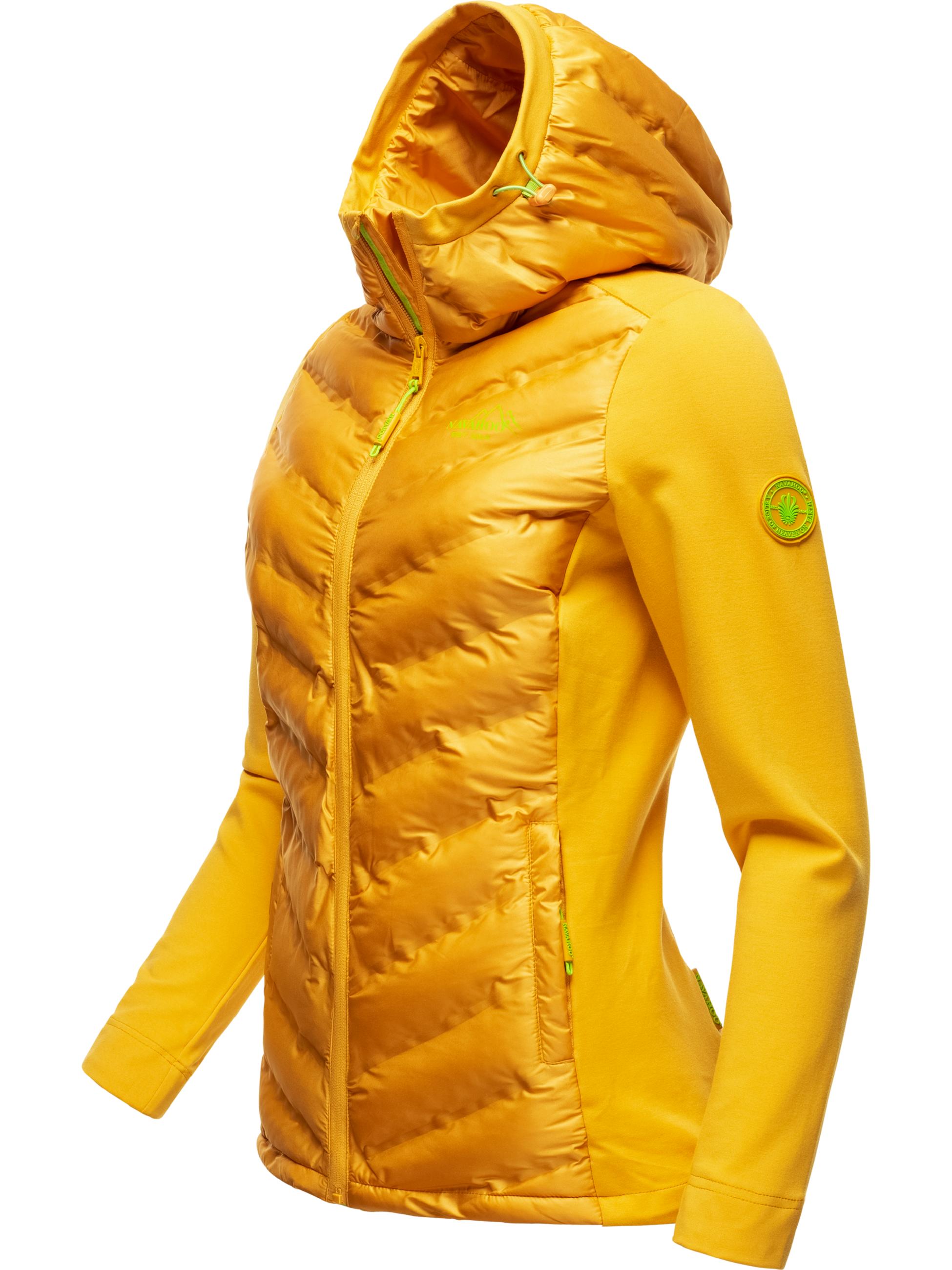 Leichte Steppjacke mit Kapuze "Nimm Mich Mit" Yellow