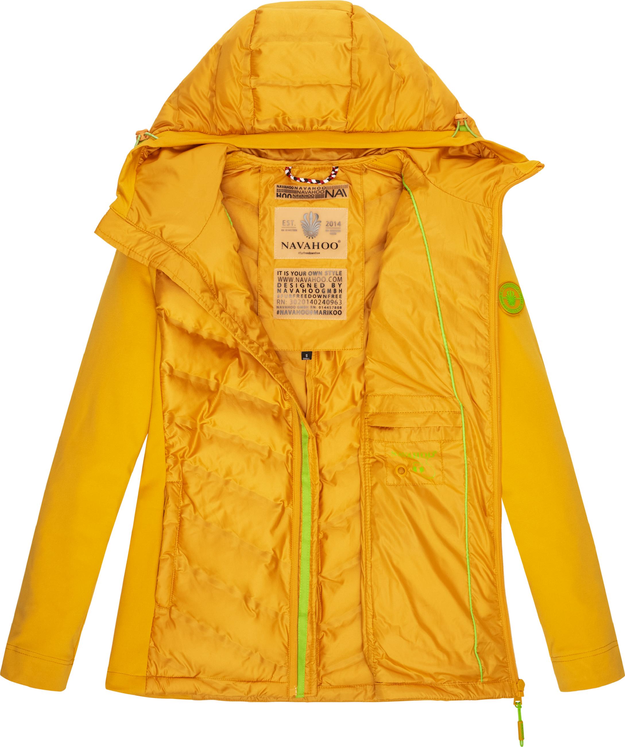 Leichte Steppjacke mit Kapuze "Nimm Mich Mit" Yellow