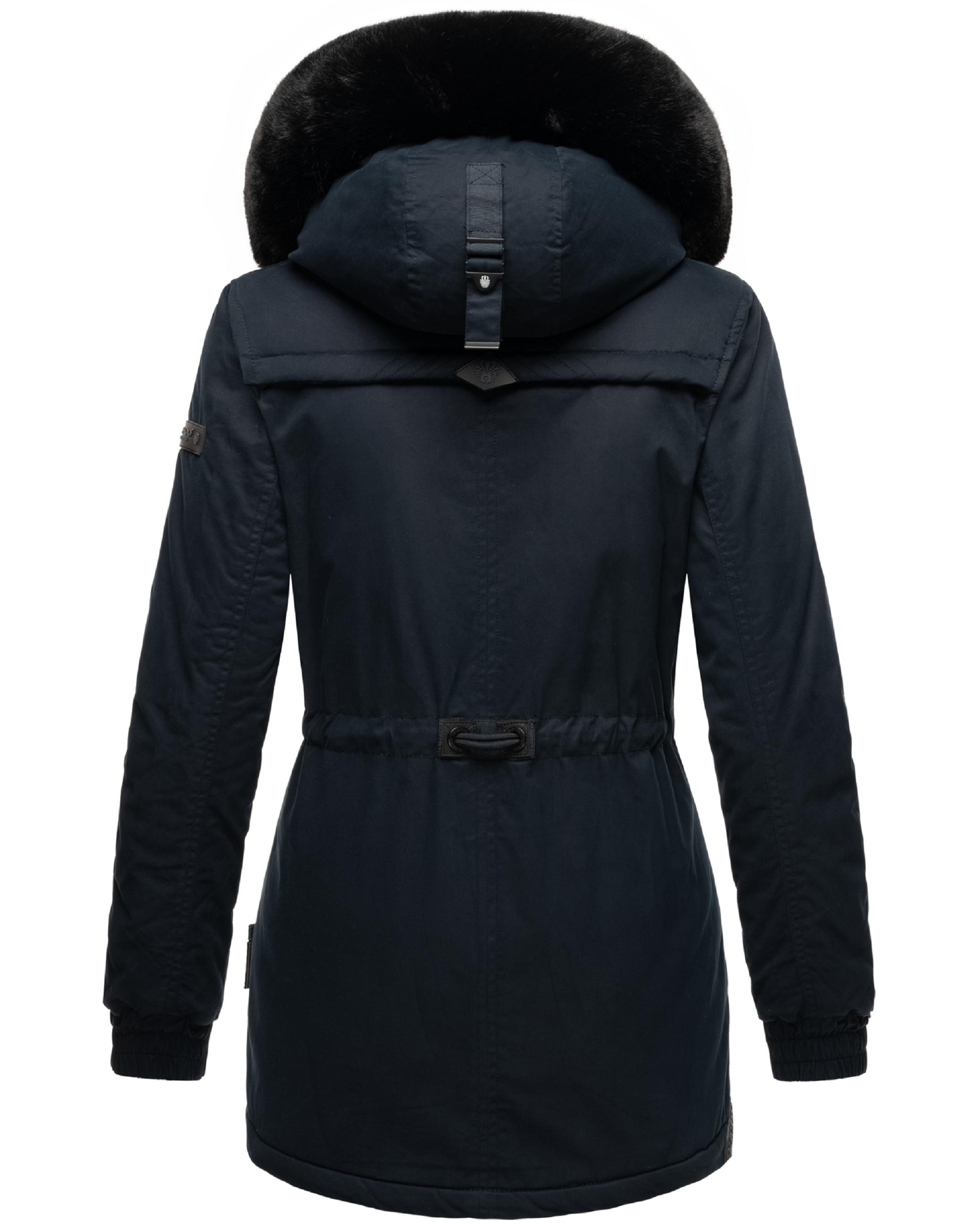 Winterparka mit Kapuze "Olessaa" Navy