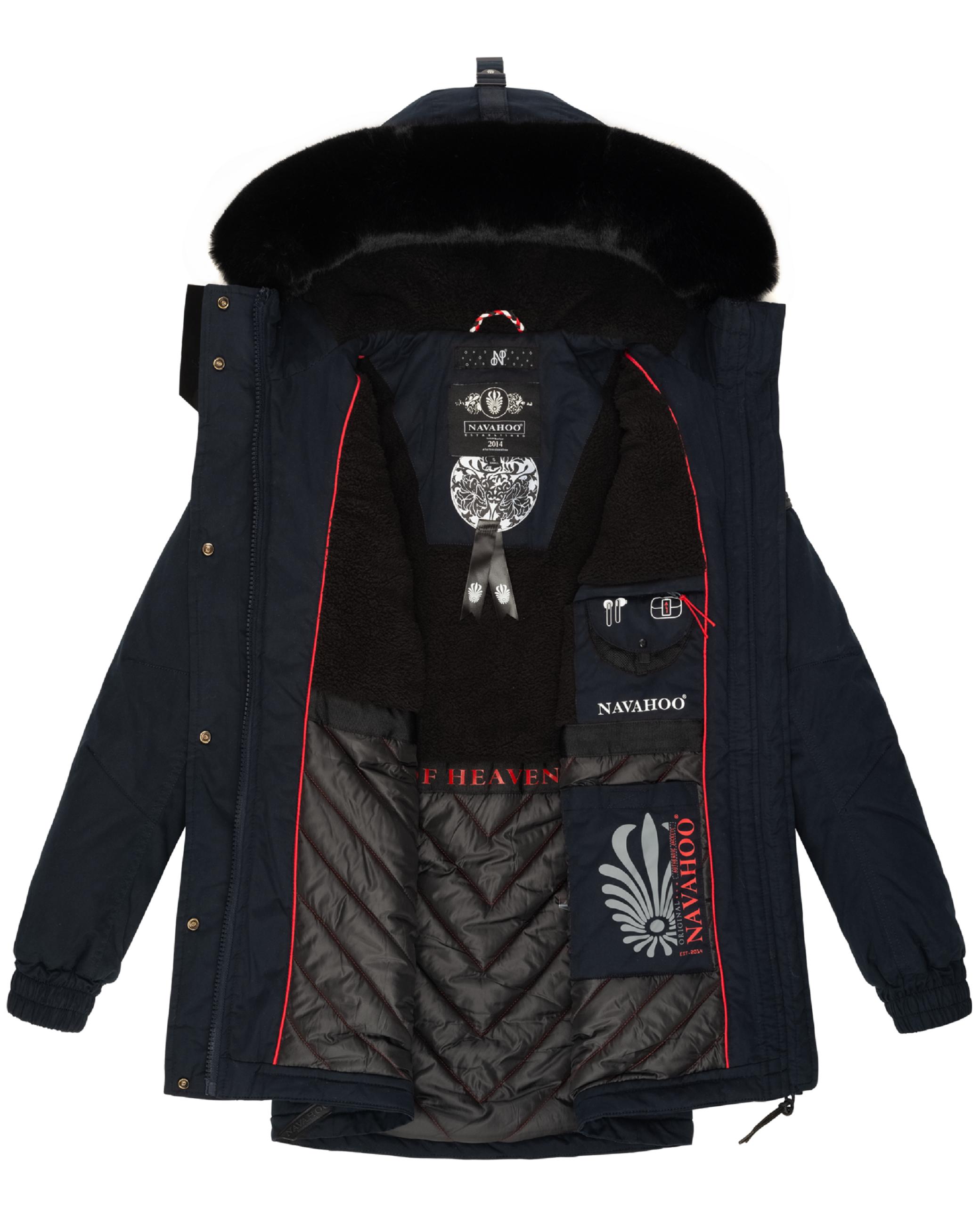 Winterparka mit Kapuze "Olessaa" Navy