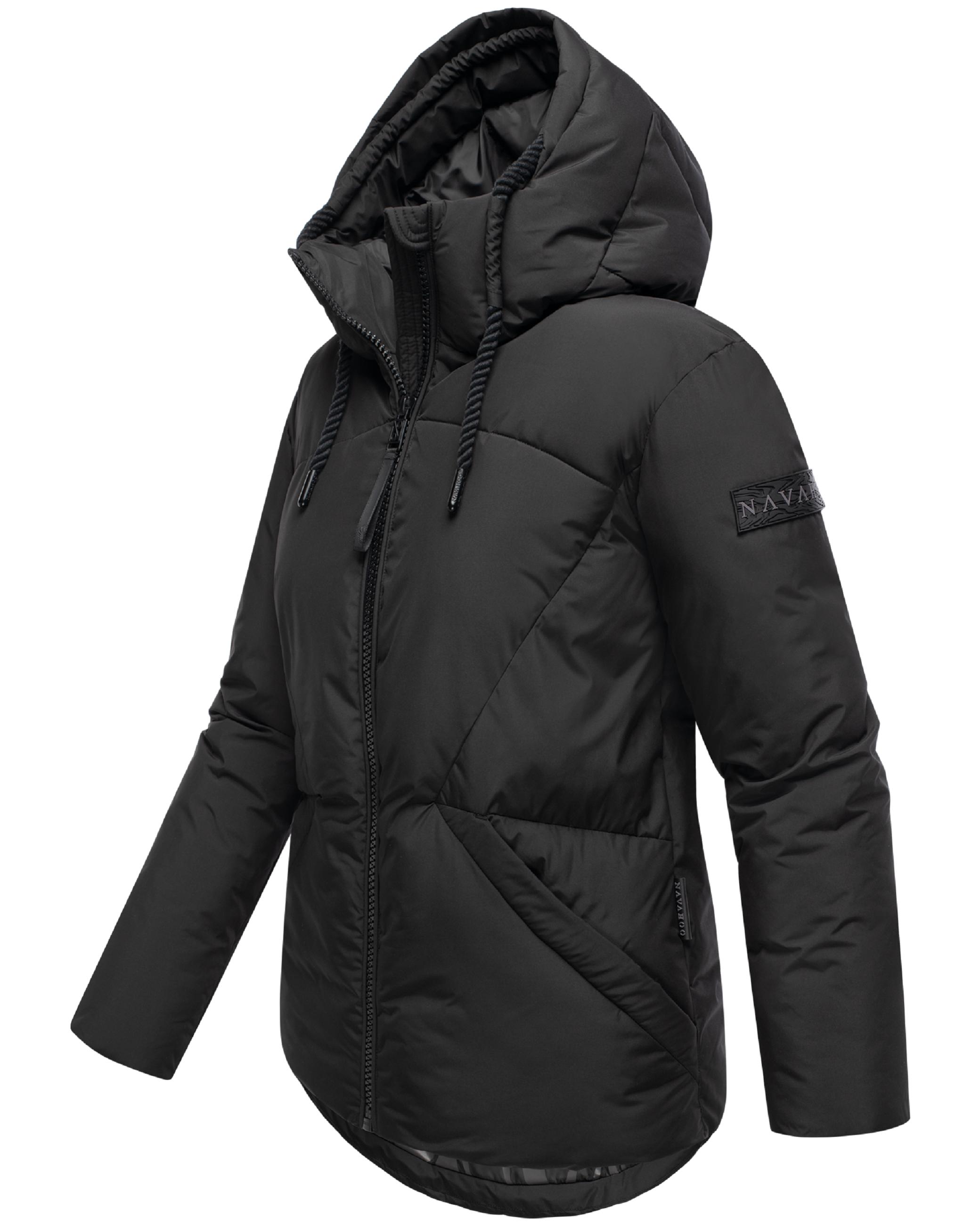 Winterjacke mit Kapuze "Pastellzauber 14" Black