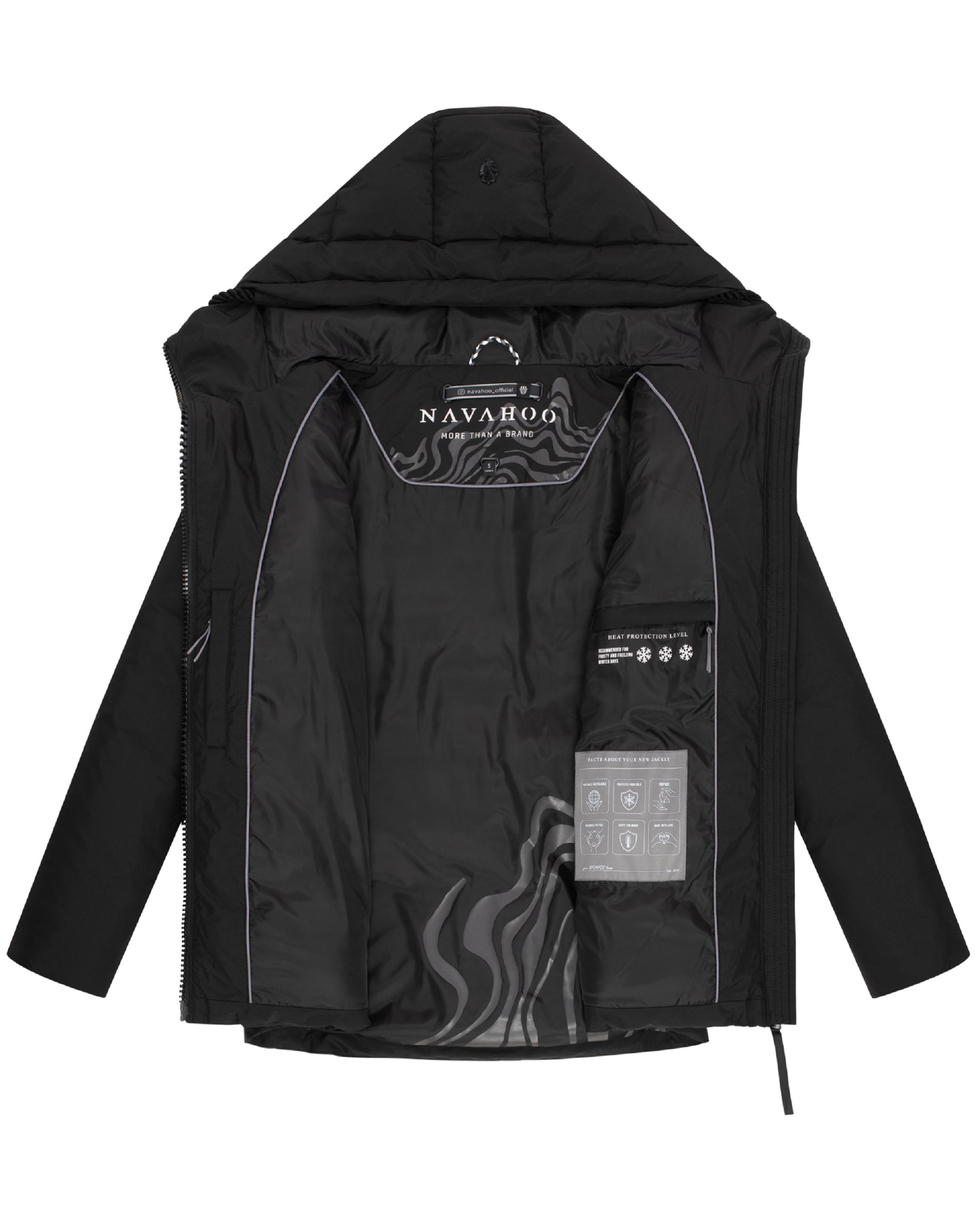 Winterjacke mit Kapuze "Pastellzauber 14" Black