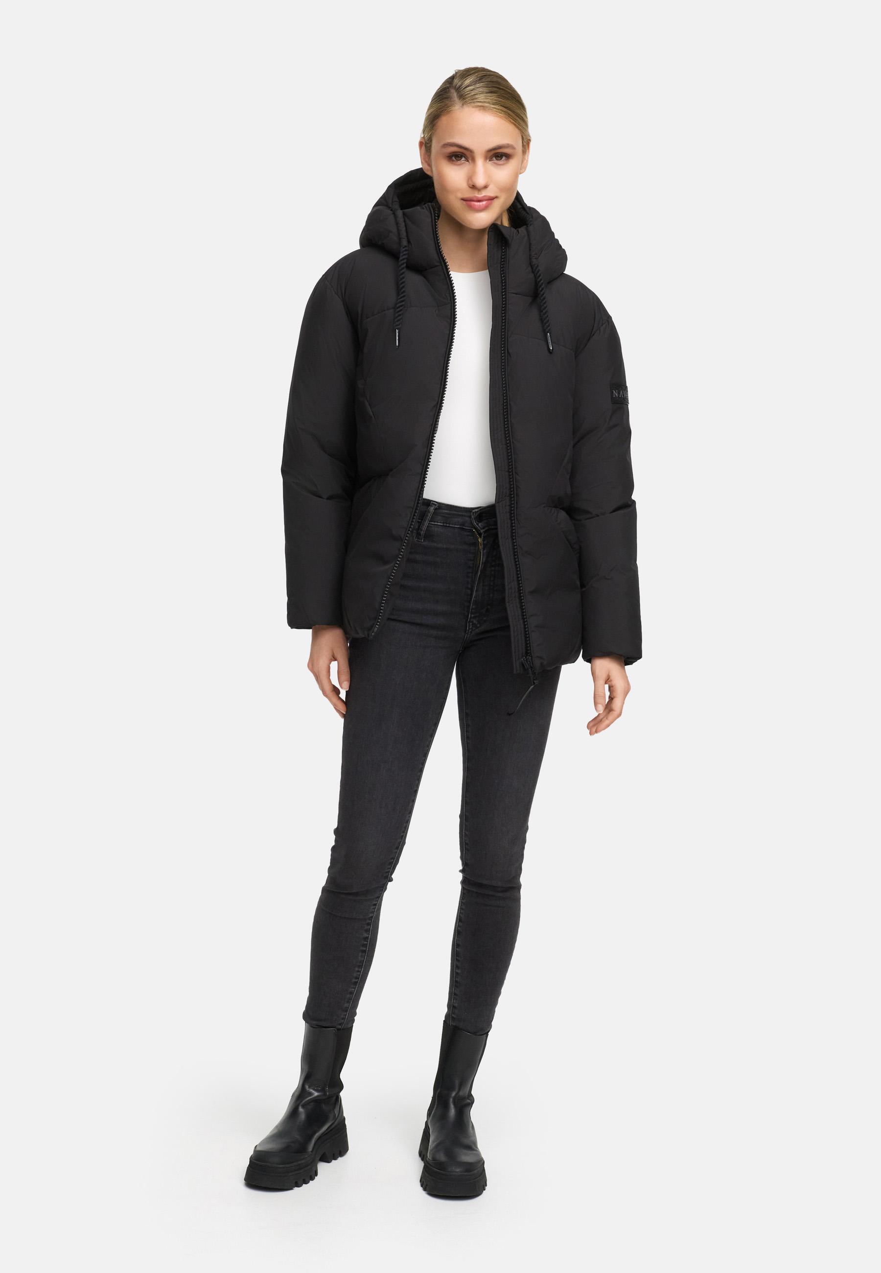 Winterjacke mit Kapuze "Pastellzauber 14" Black