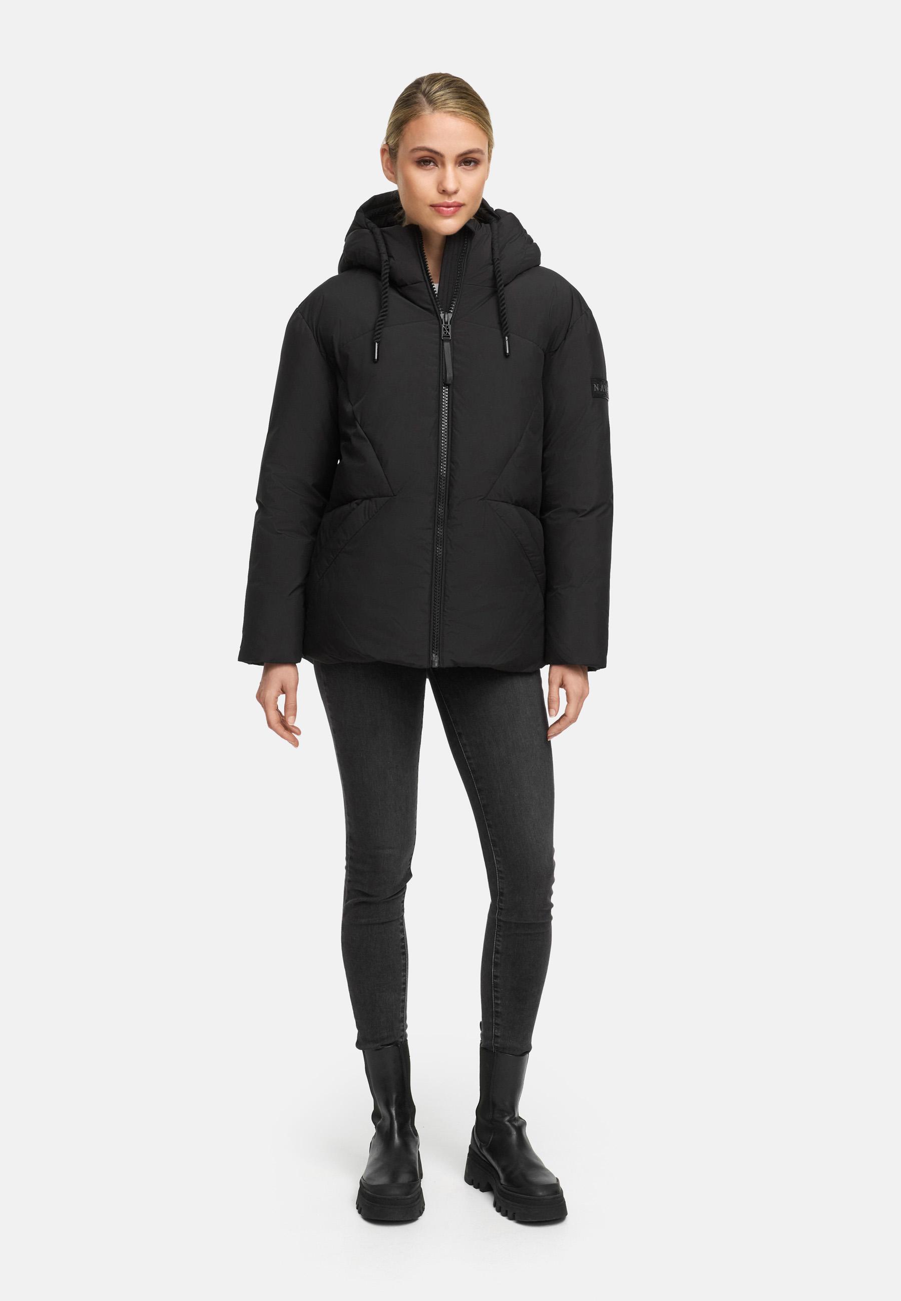 Winterjacke mit Kapuze "Pastellzauber 14" Black