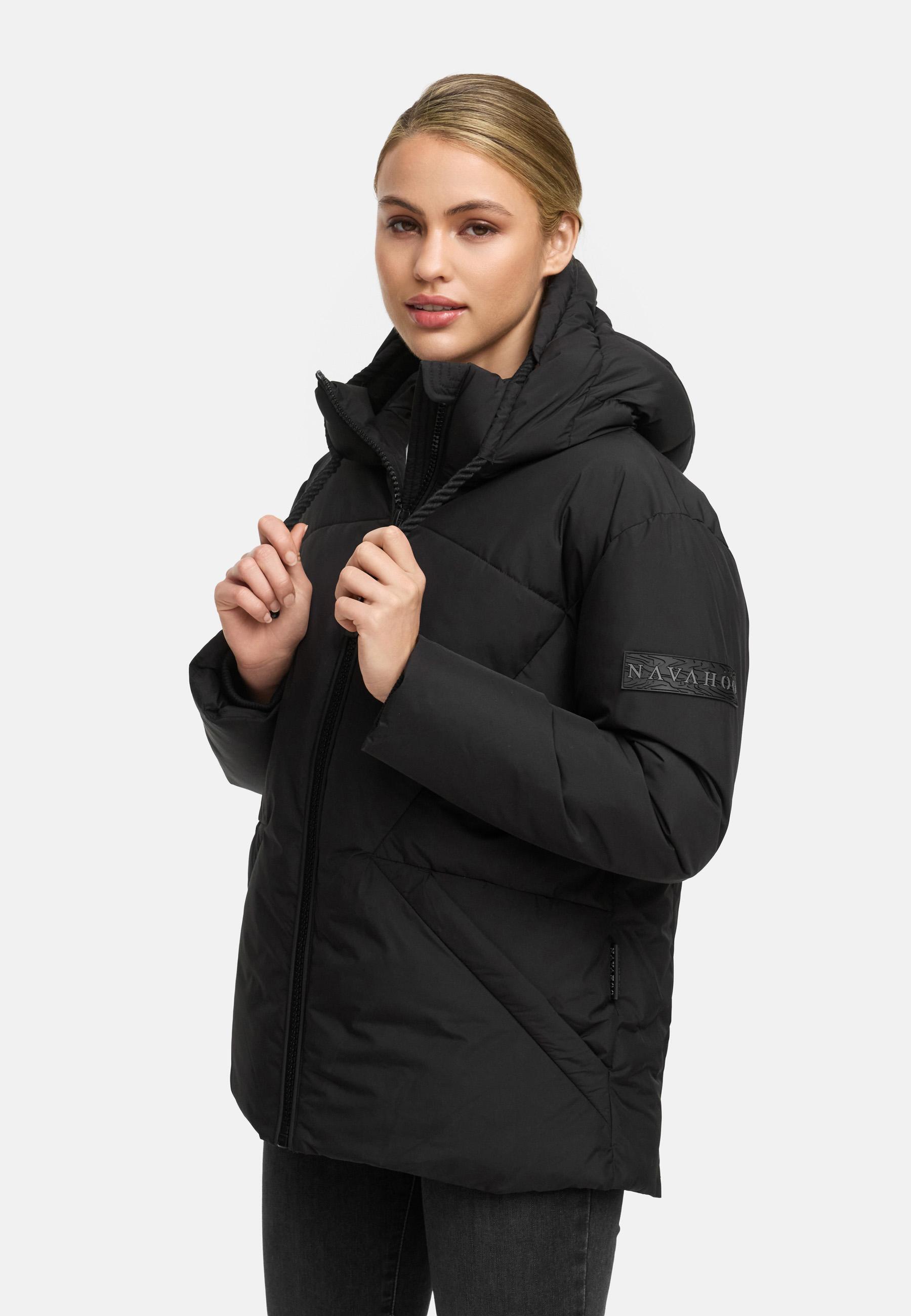 Winterjacke mit Kapuze "Pastellzauber 14" Black