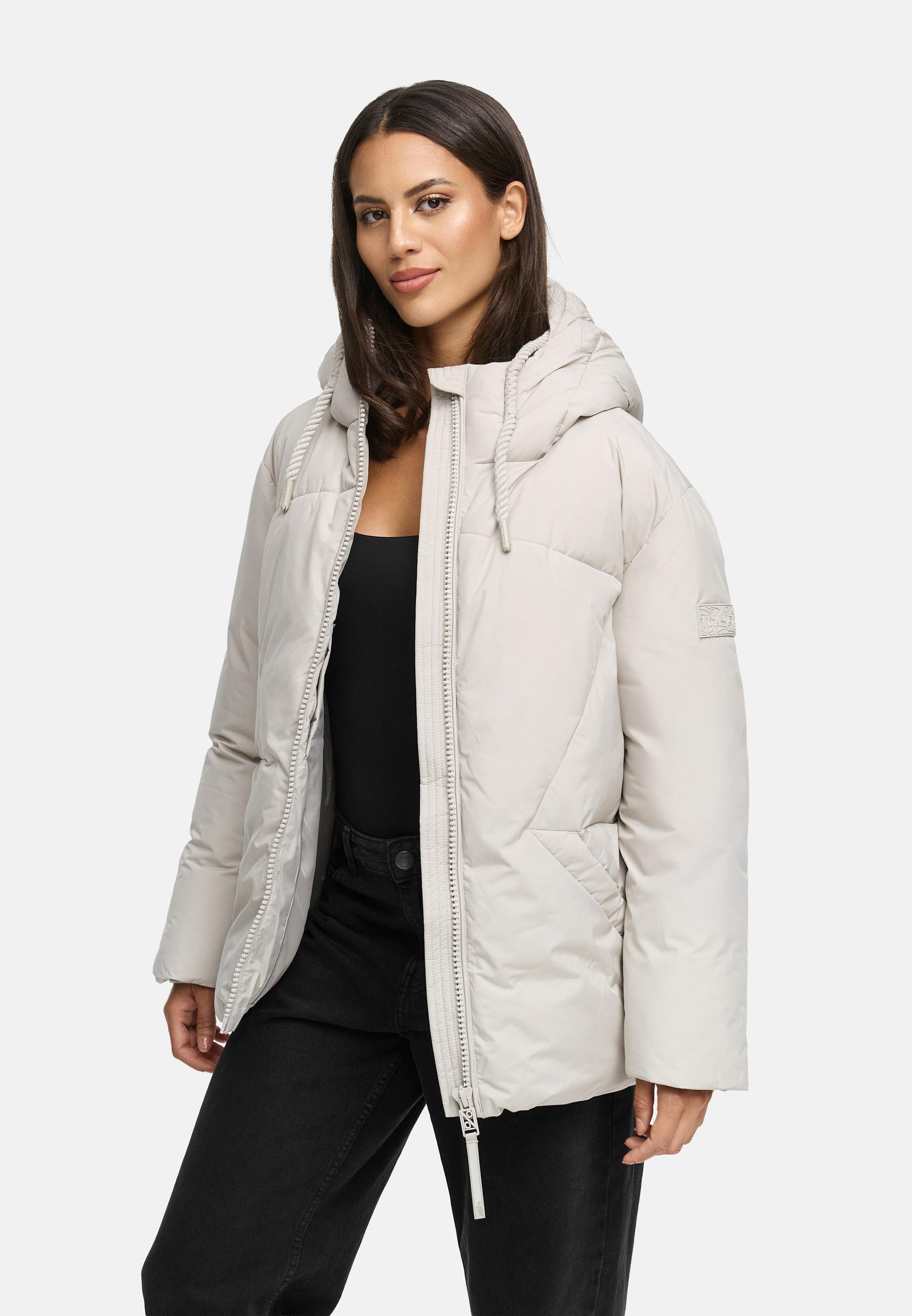 Winterjacke mit Kapuze "Pastellzauber 14" Bone