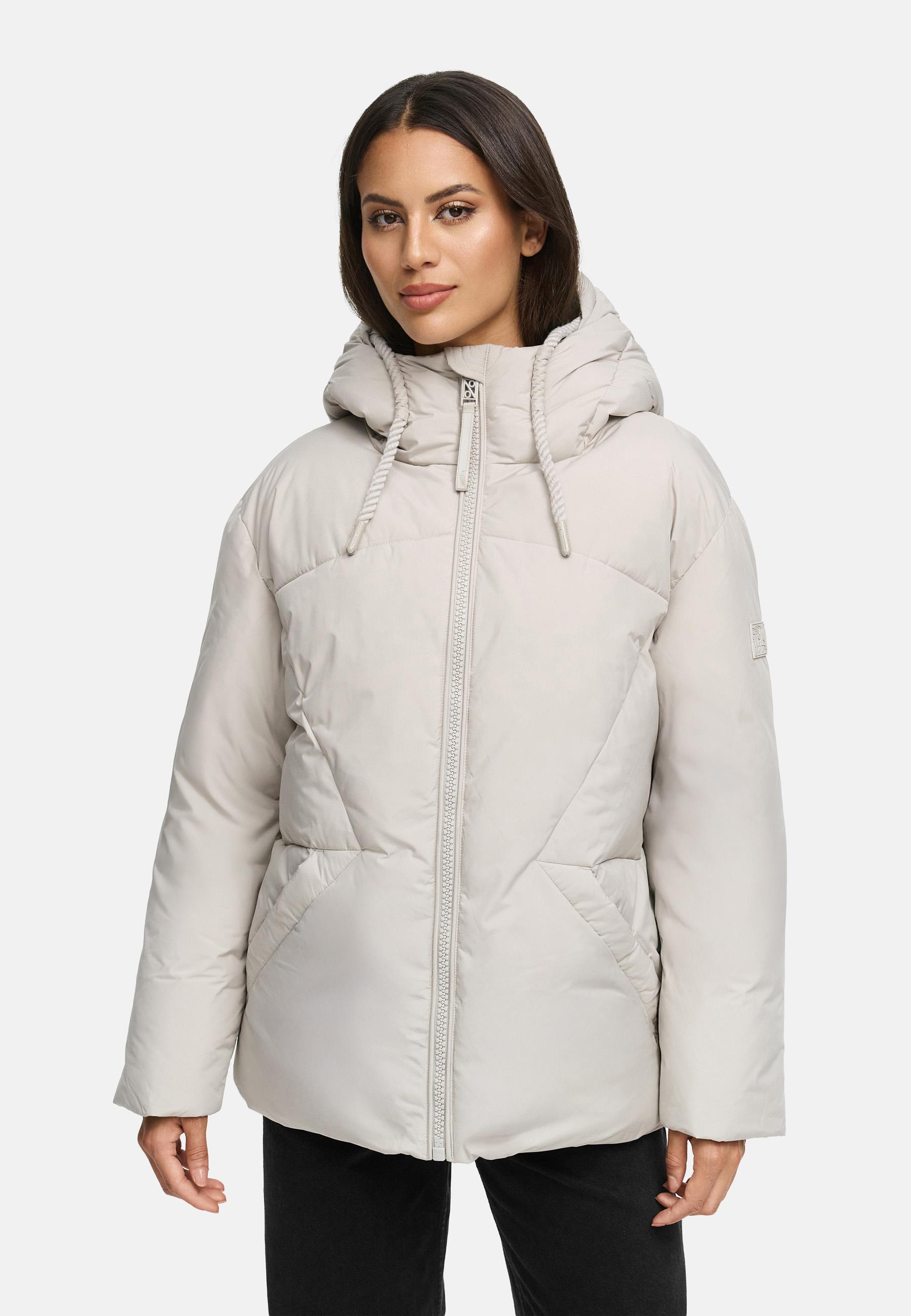 Winterjacke mit Kapuze "Pastellzauber 14" Bone