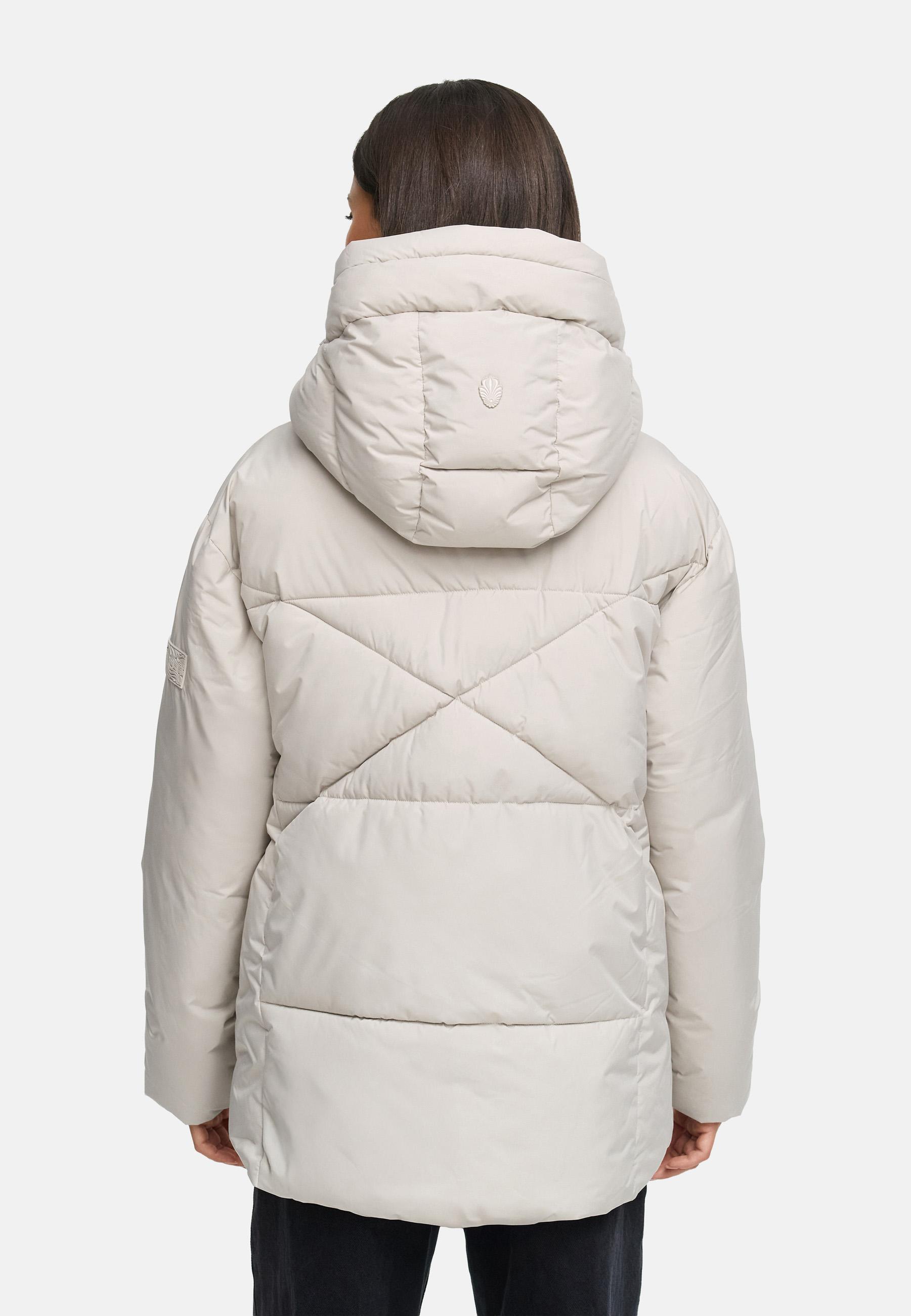 Winterjacke mit Kapuze "Pastellzauber 14" Bone