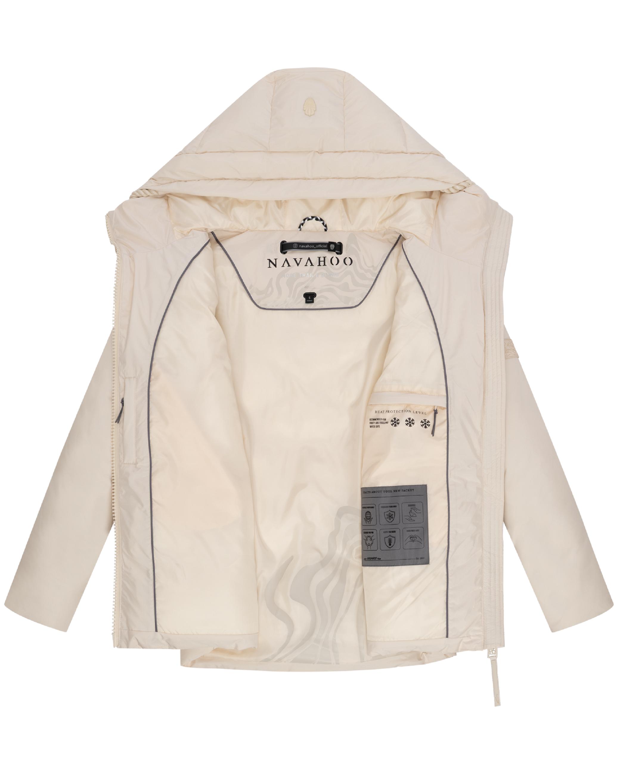 Winterjacke mit Kapuze "Pastellzauber 14" Cream