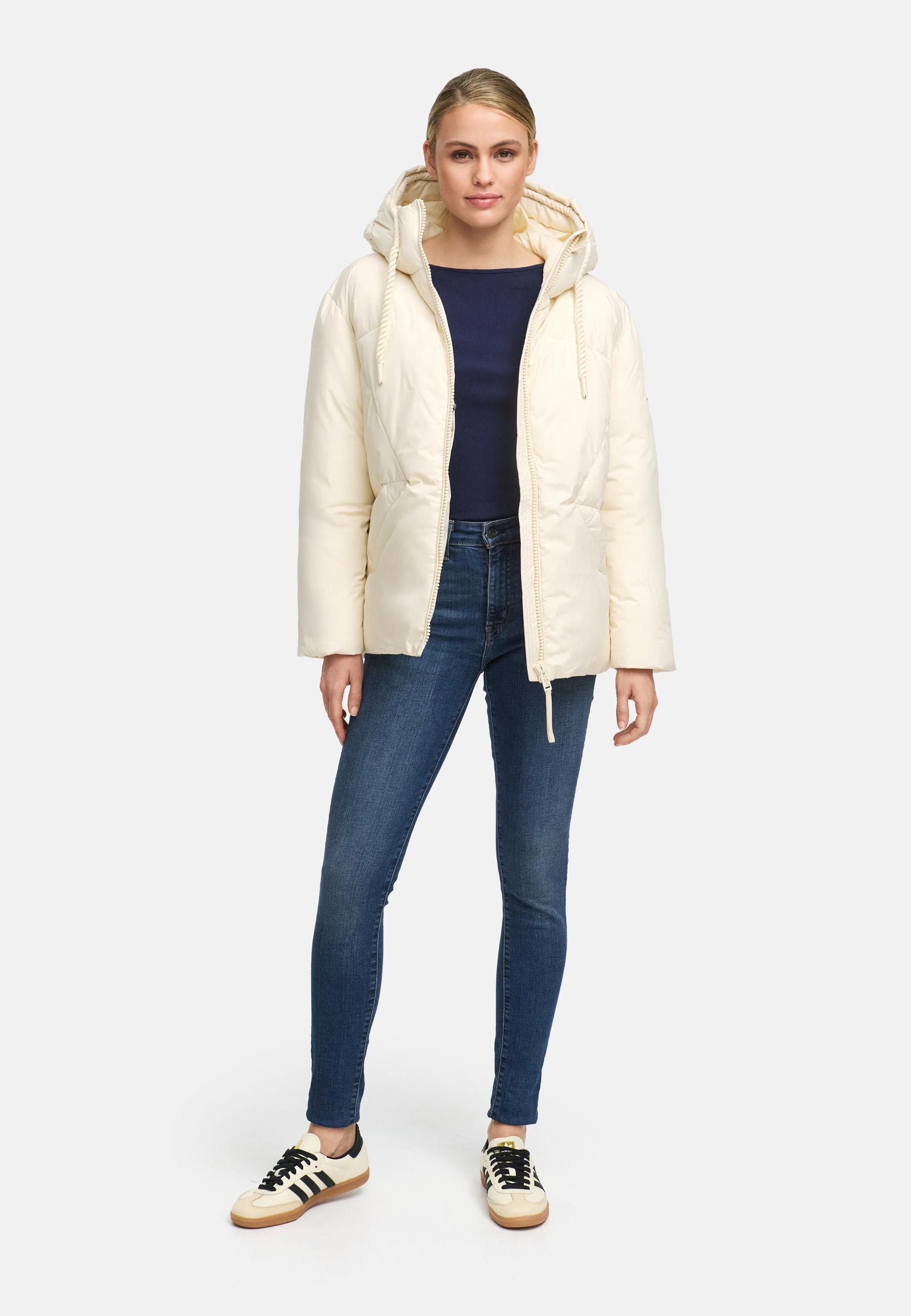 Winterjacke mit Kapuze "Pastellzauber 14" Cream